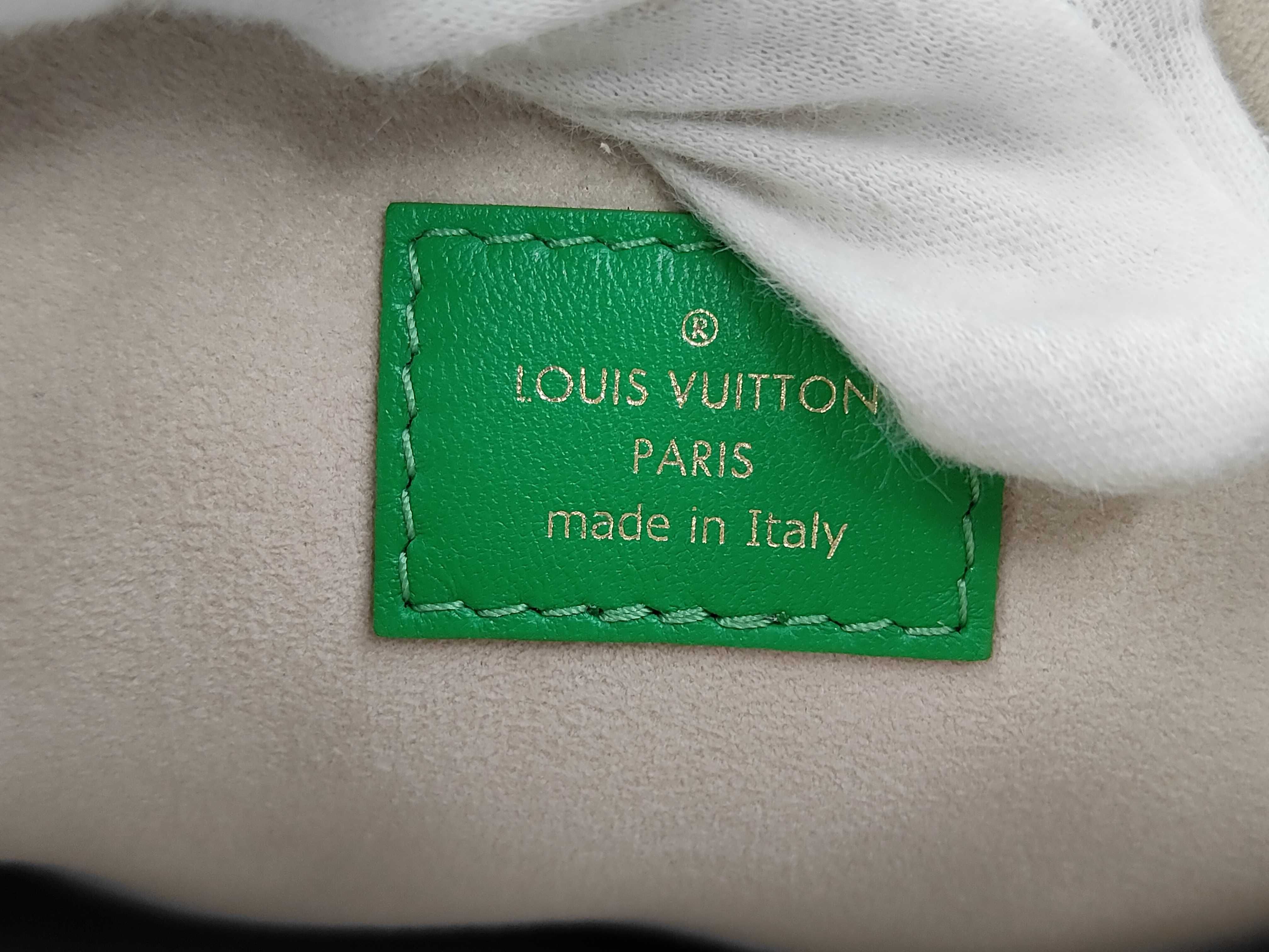 Monogram Embossed Chain Shoulder Bag Coussin AM Green M20760 Shoulder Bag — view 9