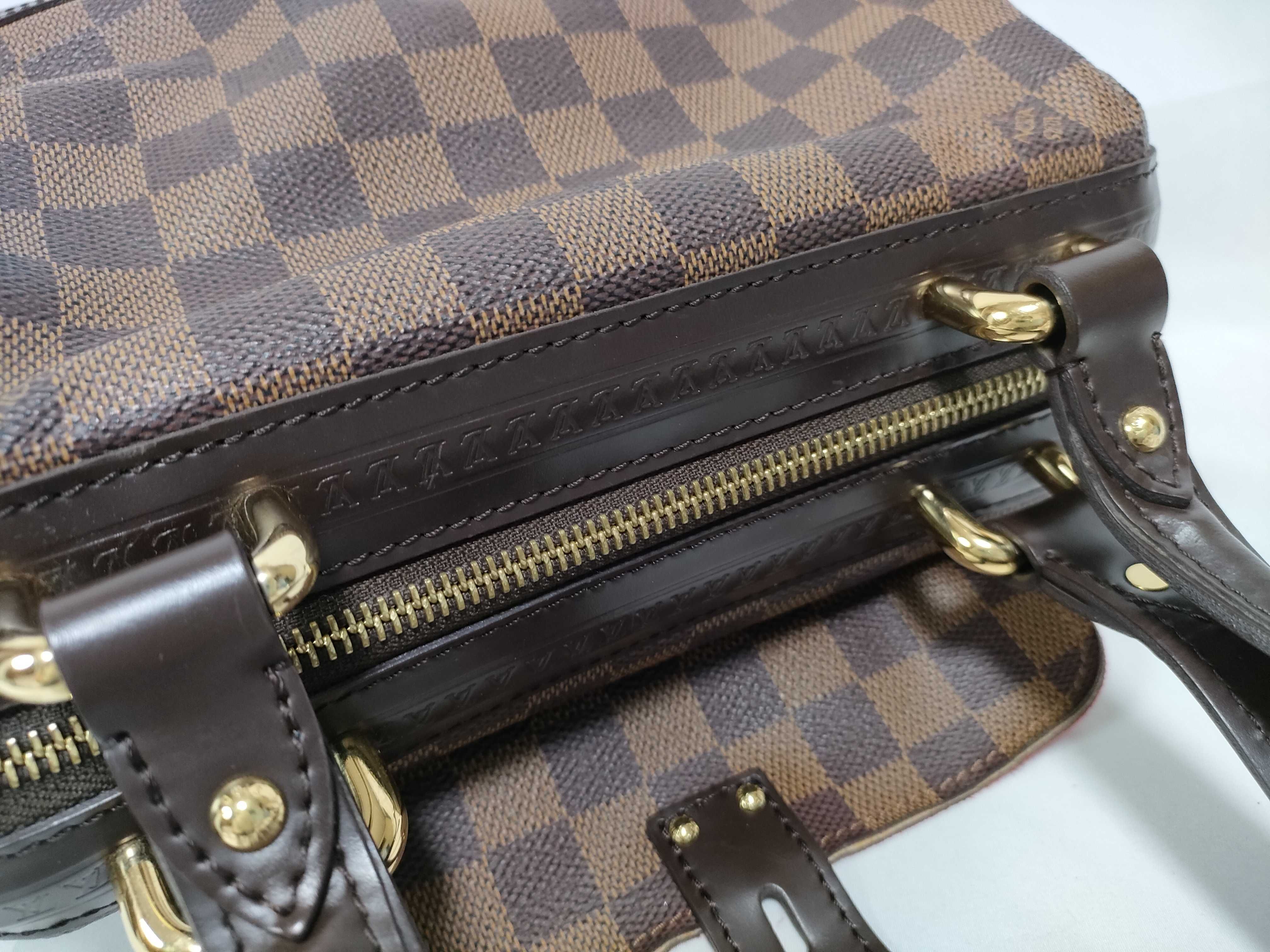 Damier ID- Knightsbridge N51201 25 Canvas Brown Handbag GHW VI2048 — view 11