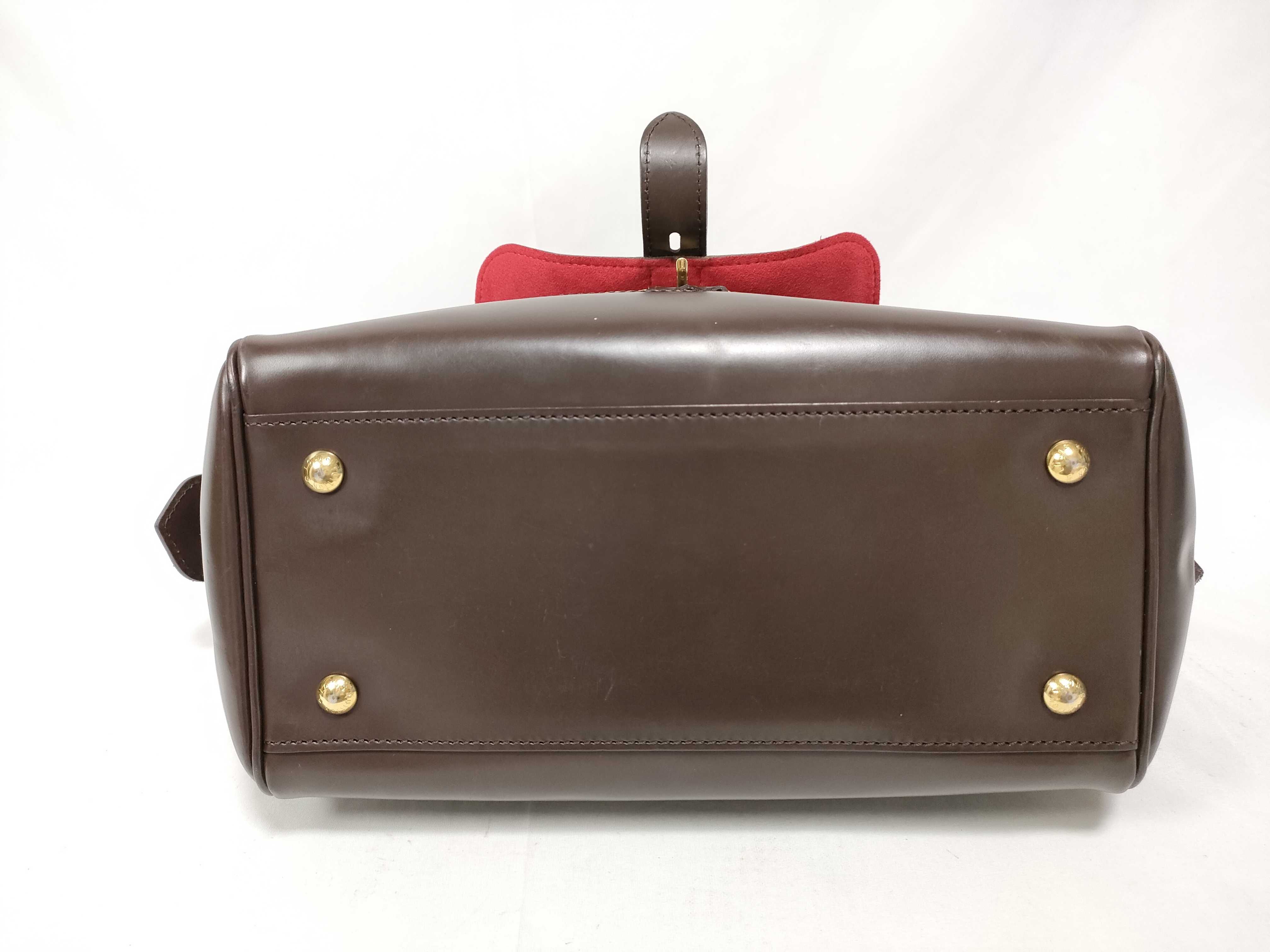 Damier ID- Knightsbridge N51201 25 Canvas Brown Handbag GHW VI2048 — view 3