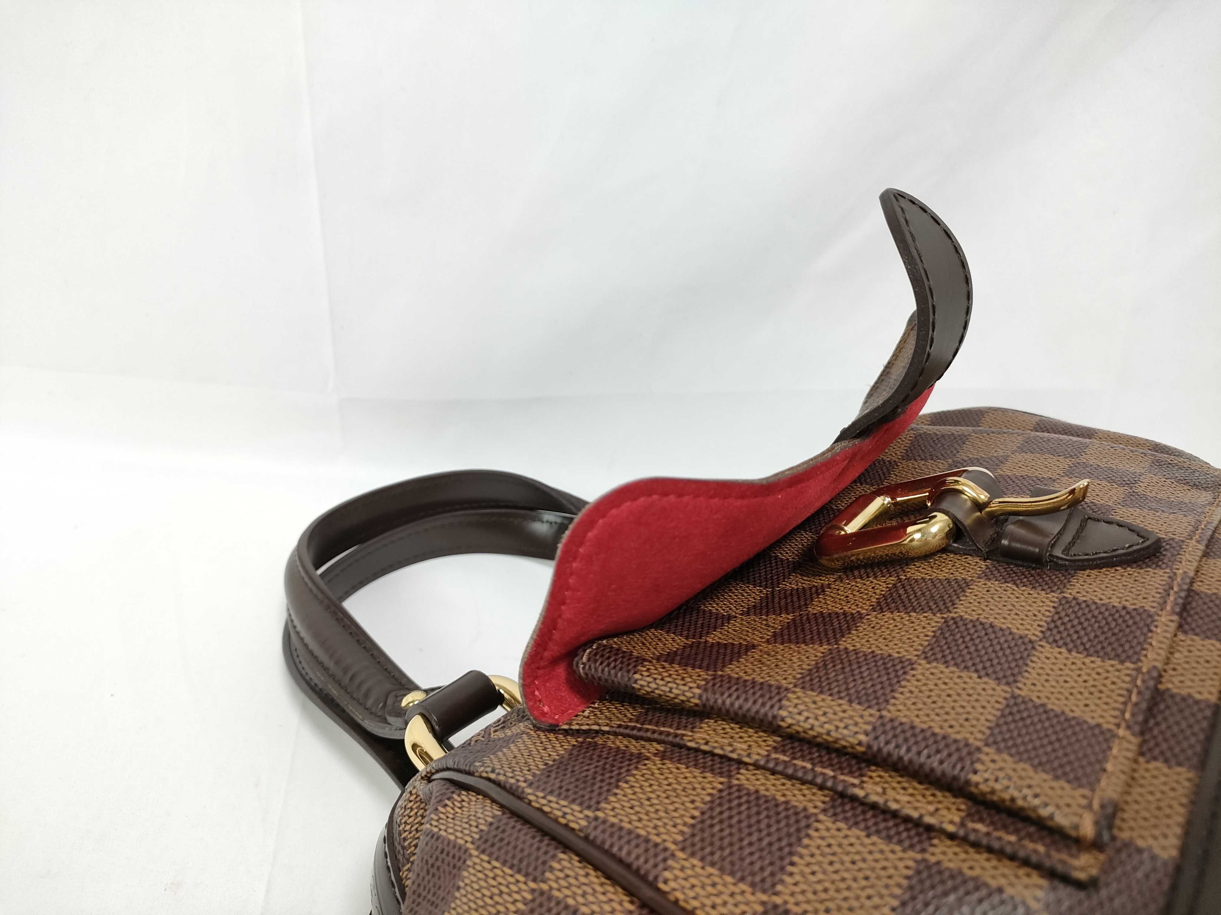 Damier ID- Knightsbridge N51201 25 Canvas Brown Handbag GHW VI2048 — view 6