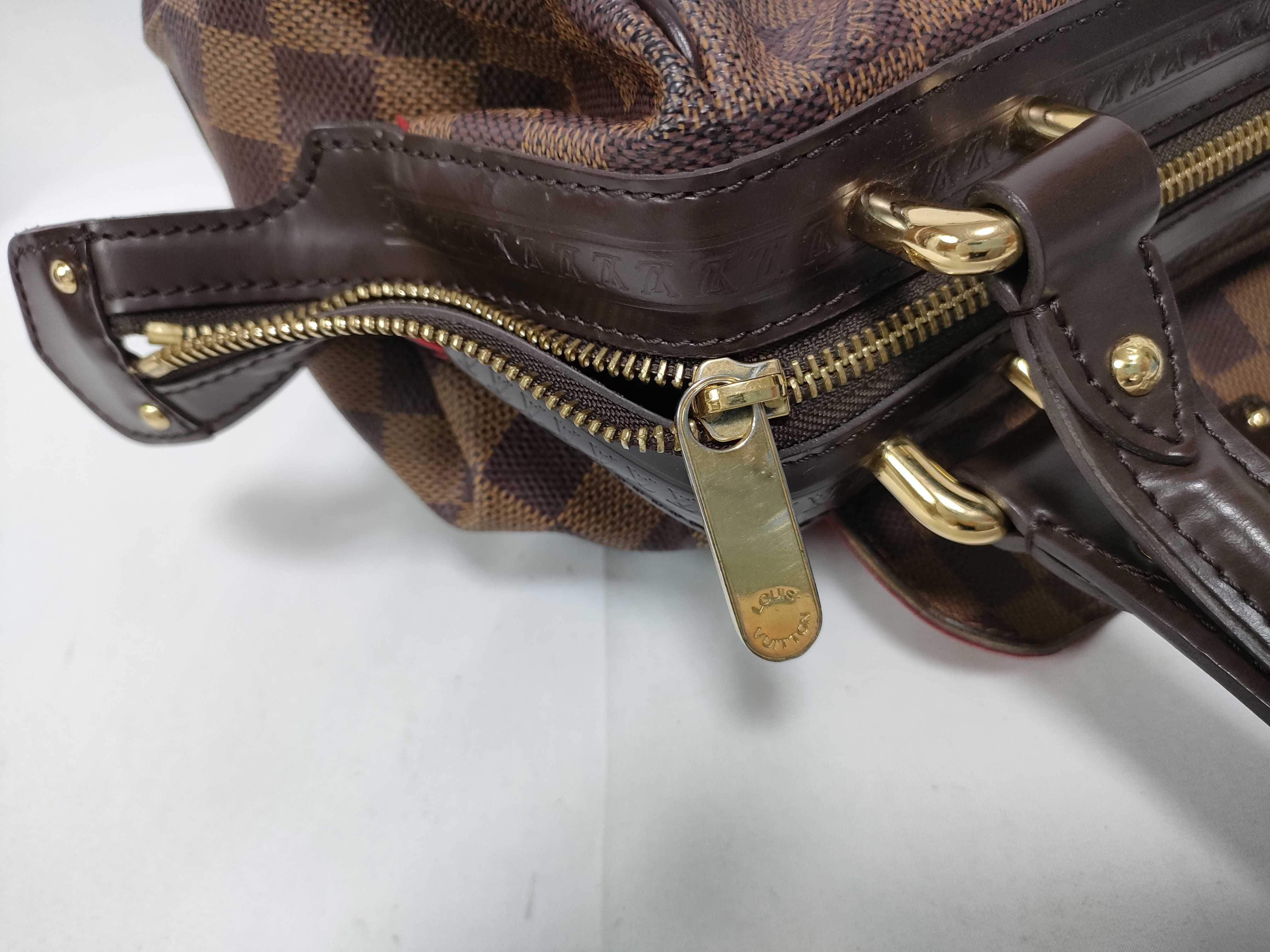 Damier ID- Knightsbridge N51201 25 Canvas Brown Handbag GHW VI2048 — view 7