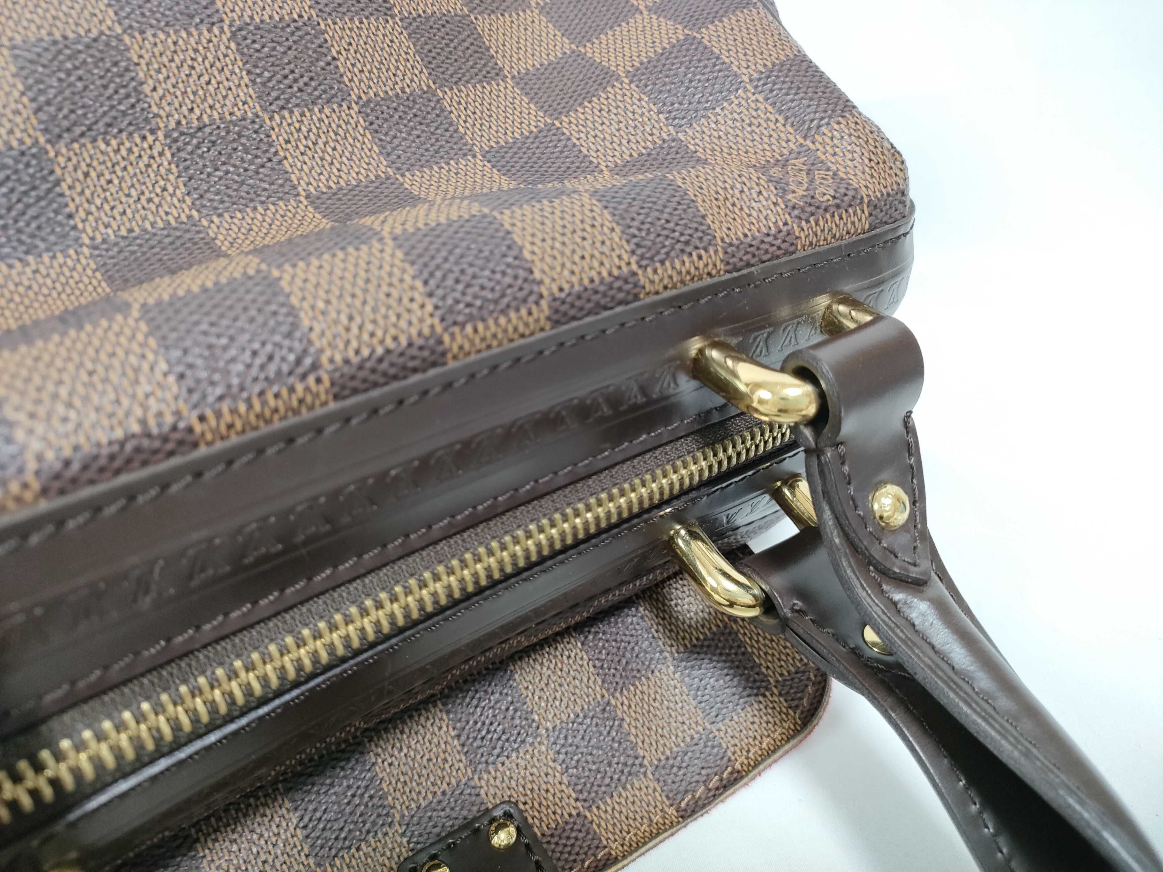 Damier ID- Knightsbridge N51201 25 Canvas Brown Handbag GHW VI2048 — view 8