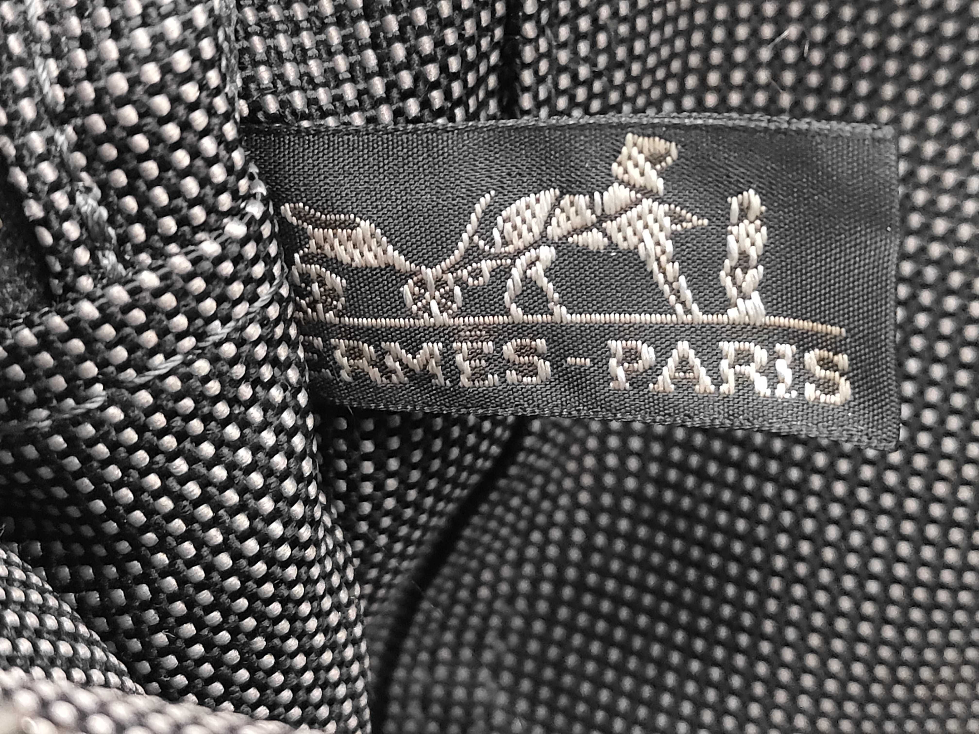Herbag Hermes Her Tote PM Canvas Silver Hardware Gray Handbag — view 11