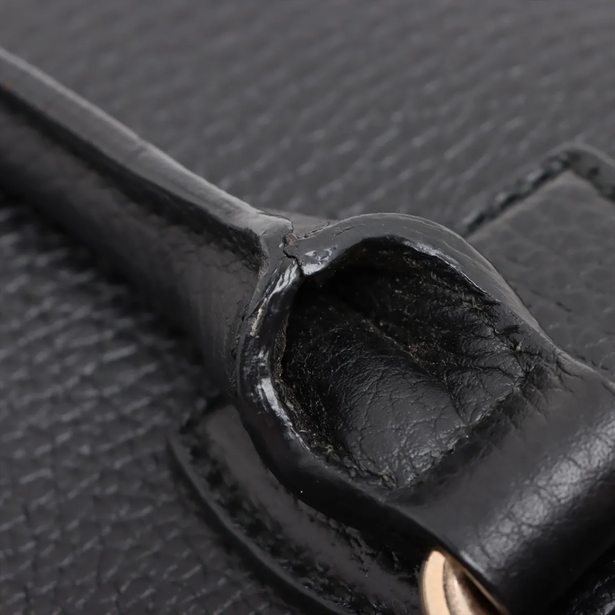 Interlocking G Leather Handbag Black 449662 Outlet — view 11