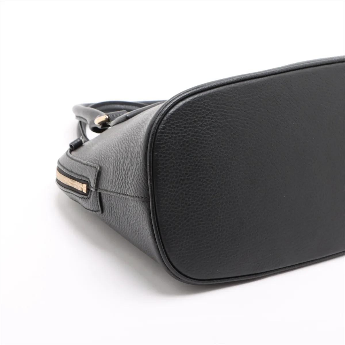 Interlocking G Leather Handbag Black 449662 Outlet — view 4