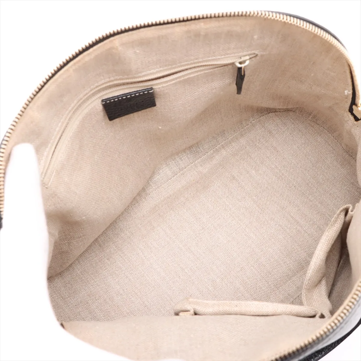 Interlocking G Leather Handbag Black 449662 Outlet — view 7
