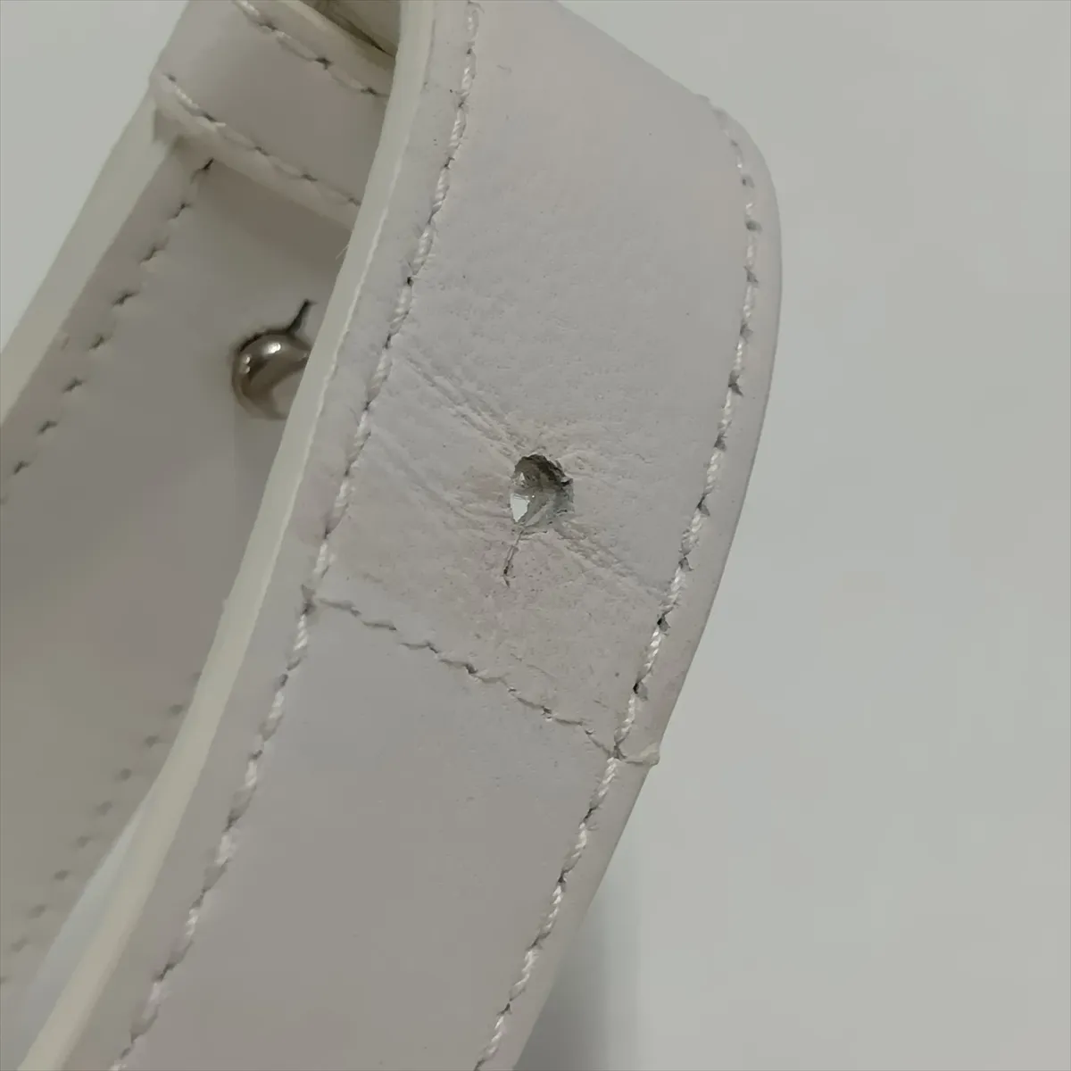 Maxi Intrecciato Cassette Leather Shoulder Bag, White — view 14