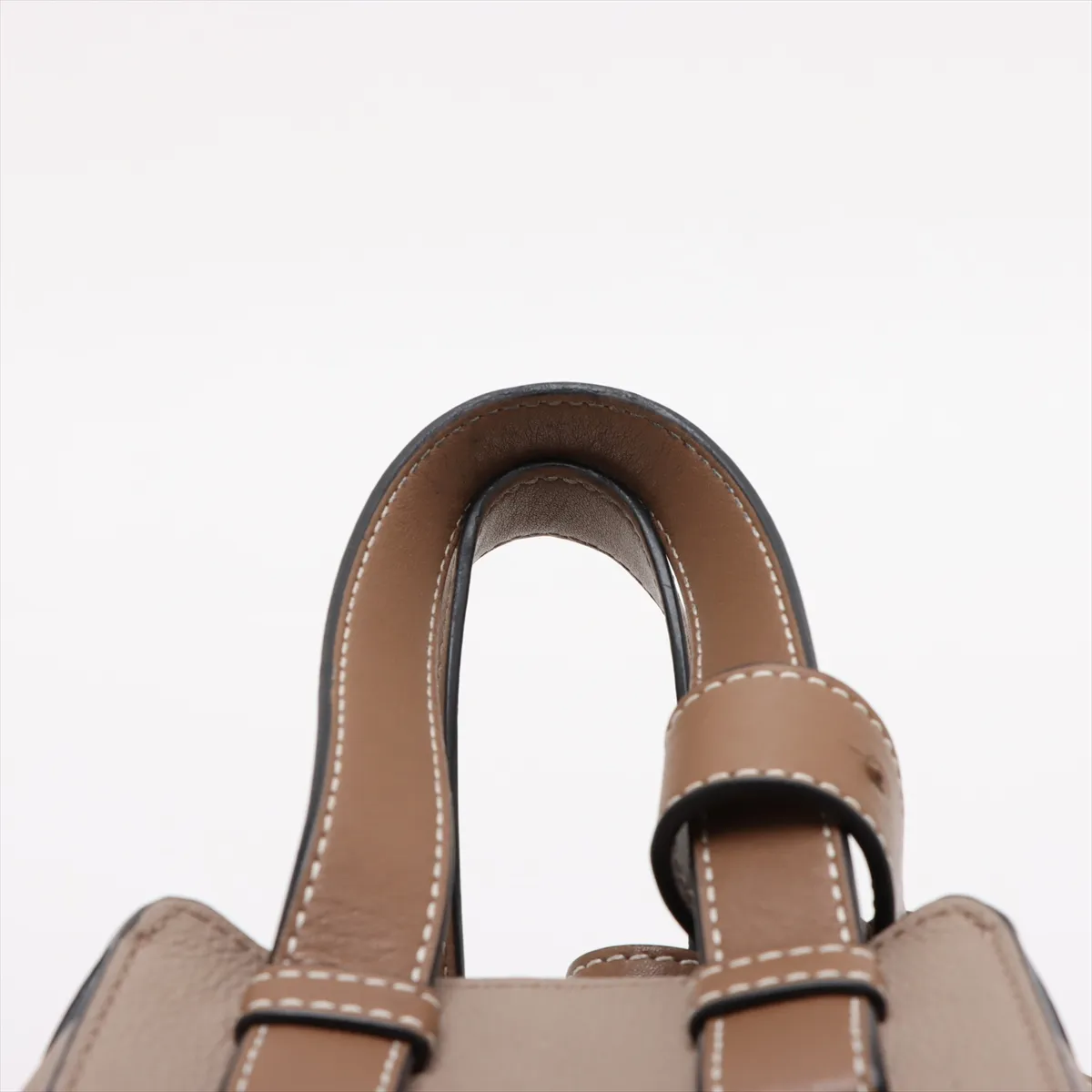 Hammock Medium Leather Shoulder Bag, Beige — view 6