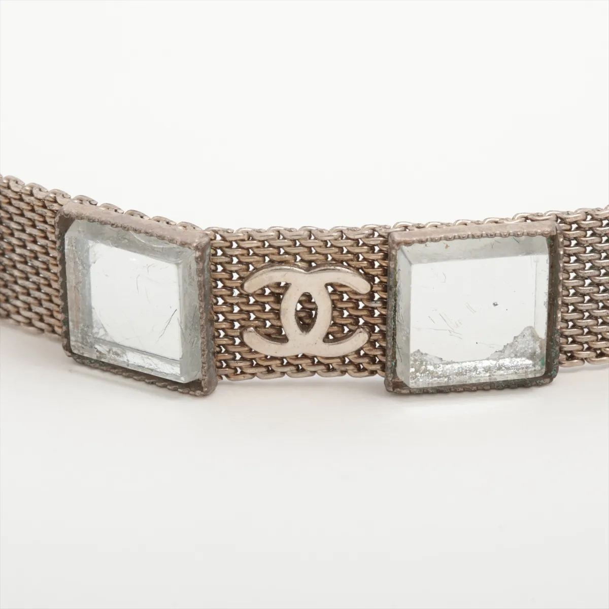 Coco Mark 99P Bracelet, Metal, Silver. Shows — view 2