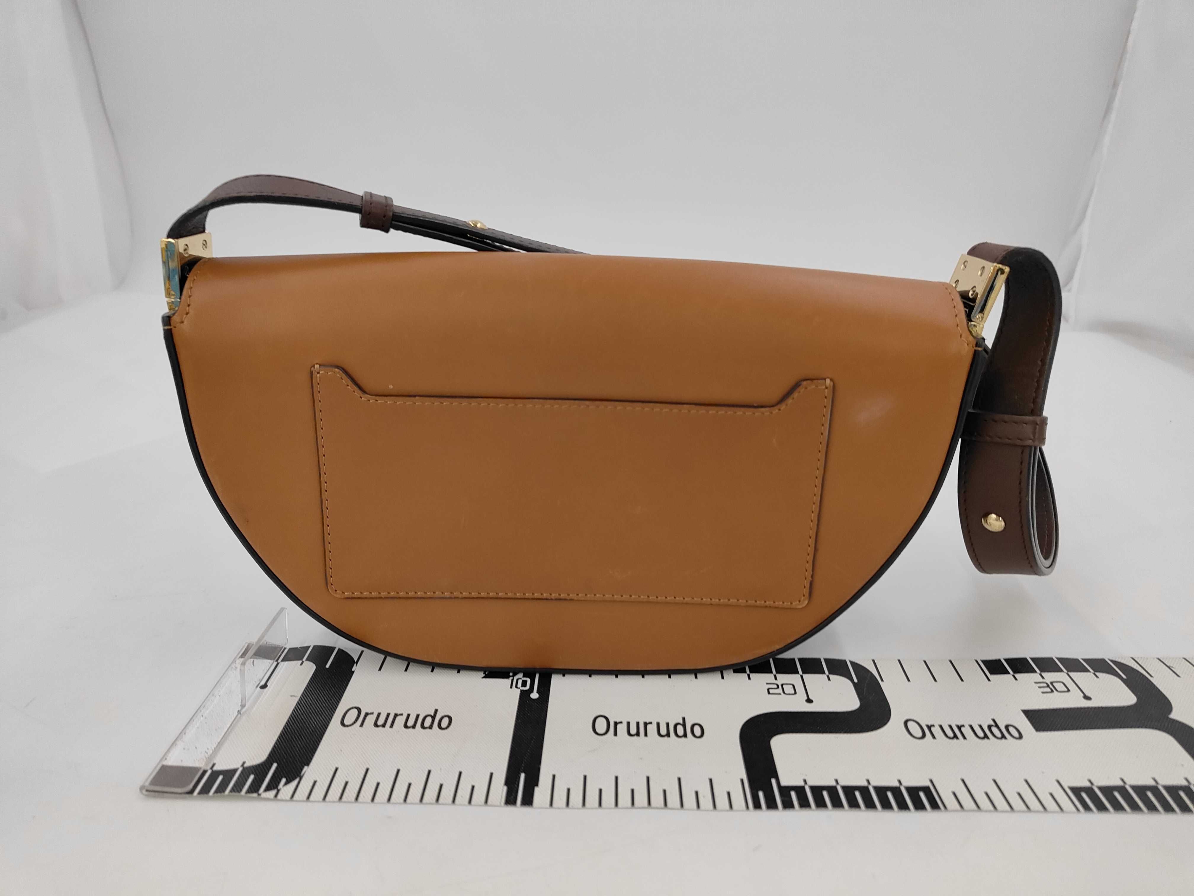 BAG LONDON HALF-MOON OLYMPIA SHOULDER CROSSBODY LEATHER Shoulder Bag — view 2
