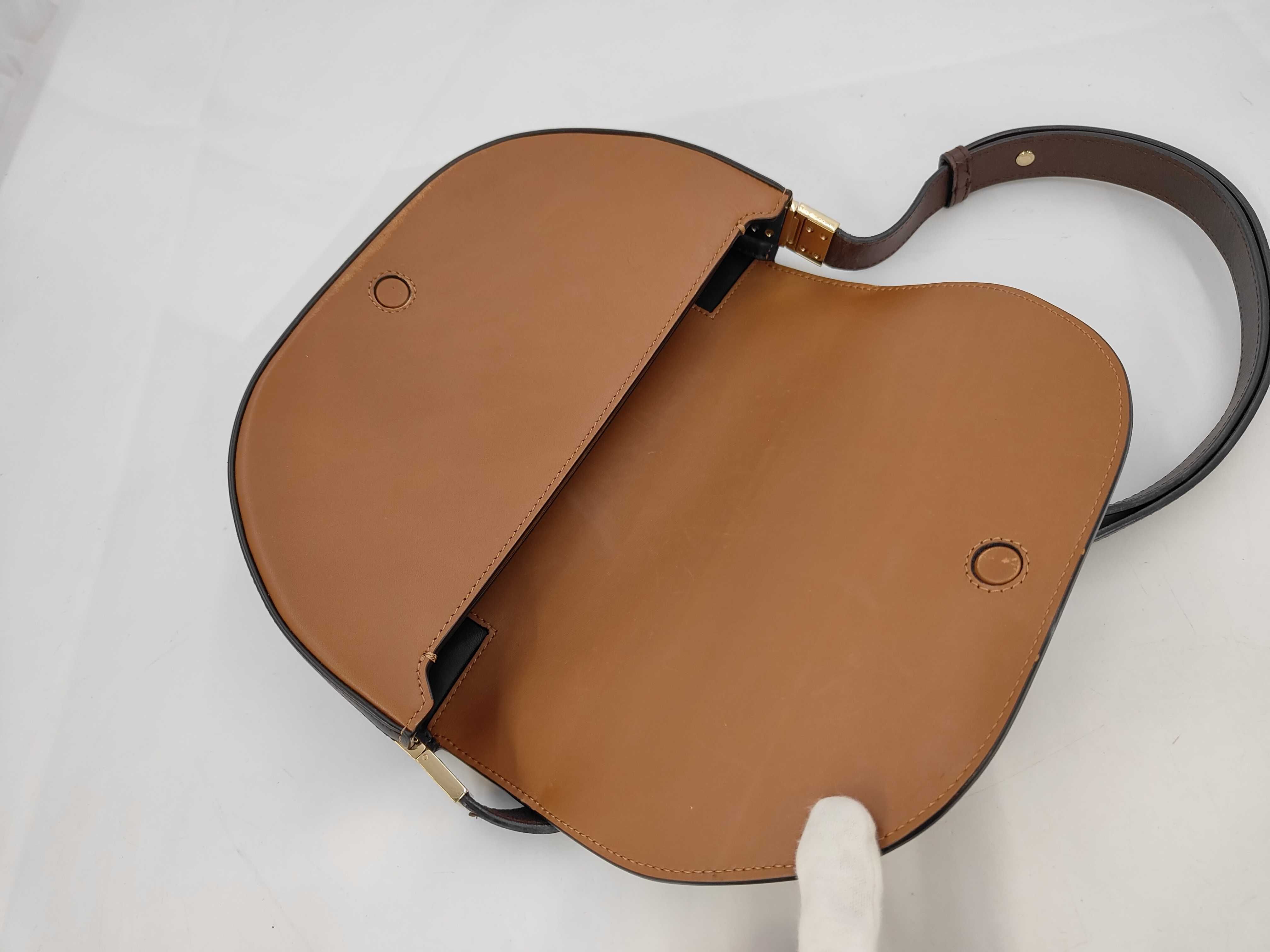BAG LONDON HALF-MOON OLYMPIA SHOULDER CROSSBODY LEATHER Shoulder Bag — view 8