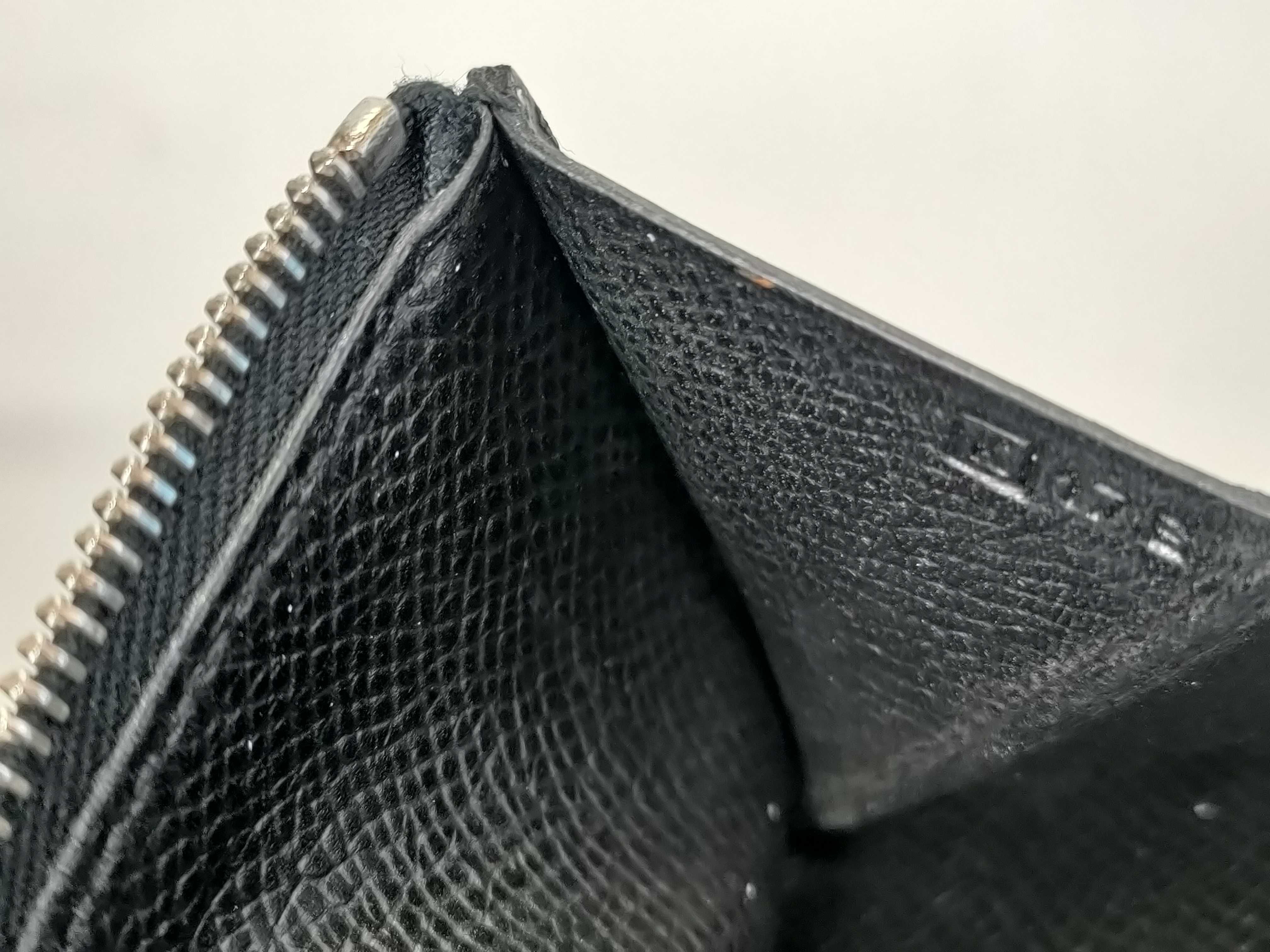 Bearn Hermes Bearn Soufflé Black Wallet — view 9