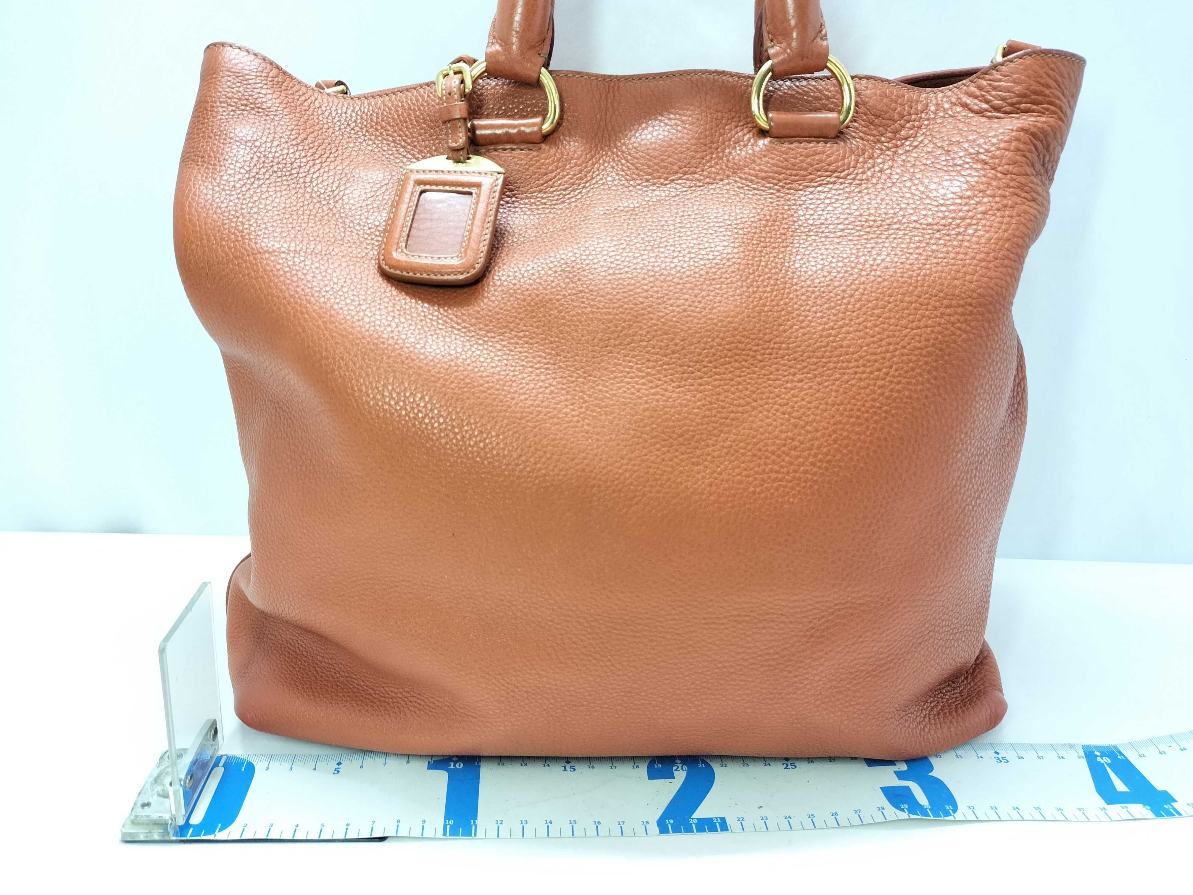 brown tote bag — view 2