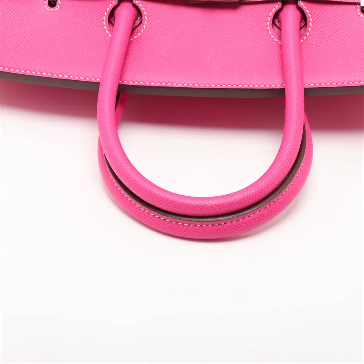 [Individually packaged] Hermes Birkin 35 Retournée Verso Veau Epsom Rose Tyrien x Ruby Silver Hardware O: 2011 — view 5