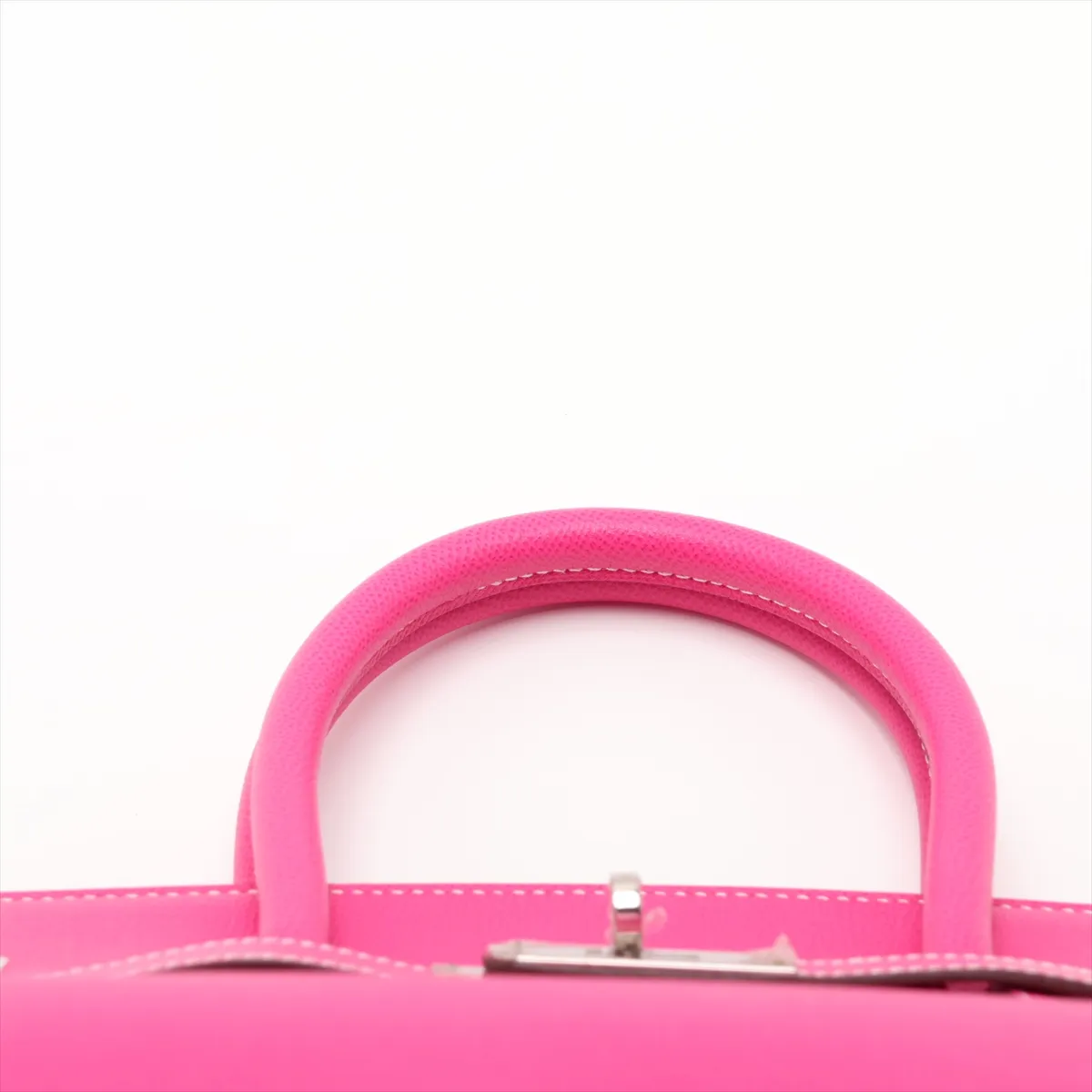 [Individually packaged] Hermes Birkin 35 Retournée Verso Veau Epsom Rose Tyrien x Ruby Silver Hardware O: 2011 — view 6