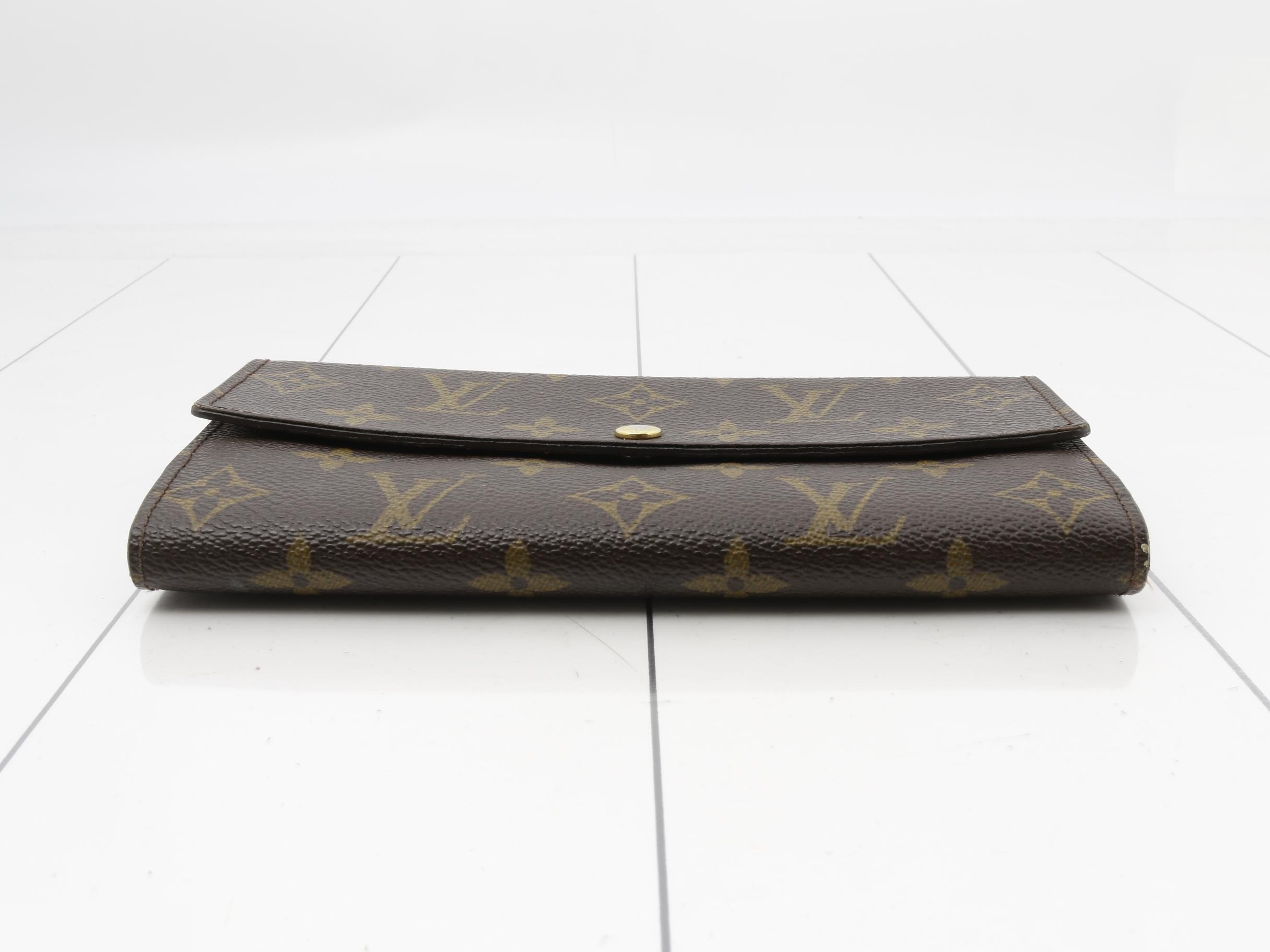 Monogram Portefeuille Sarah Bi-fold Long Wallet — view 4