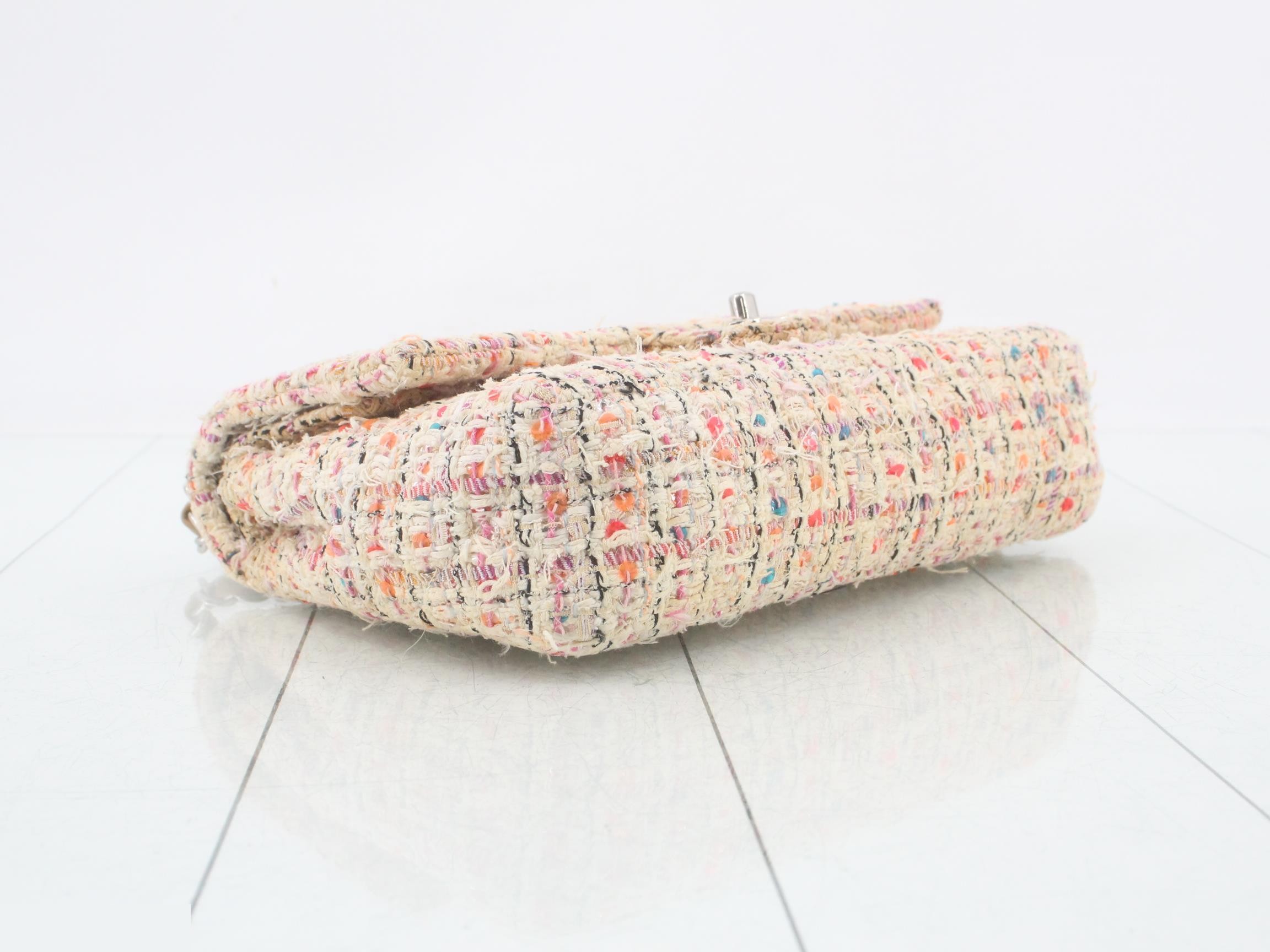 Tweed chain shoulder bag — view 5