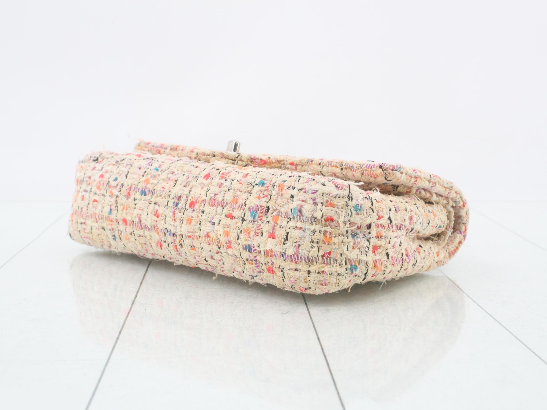 Tweed chain shoulder bag — view 6