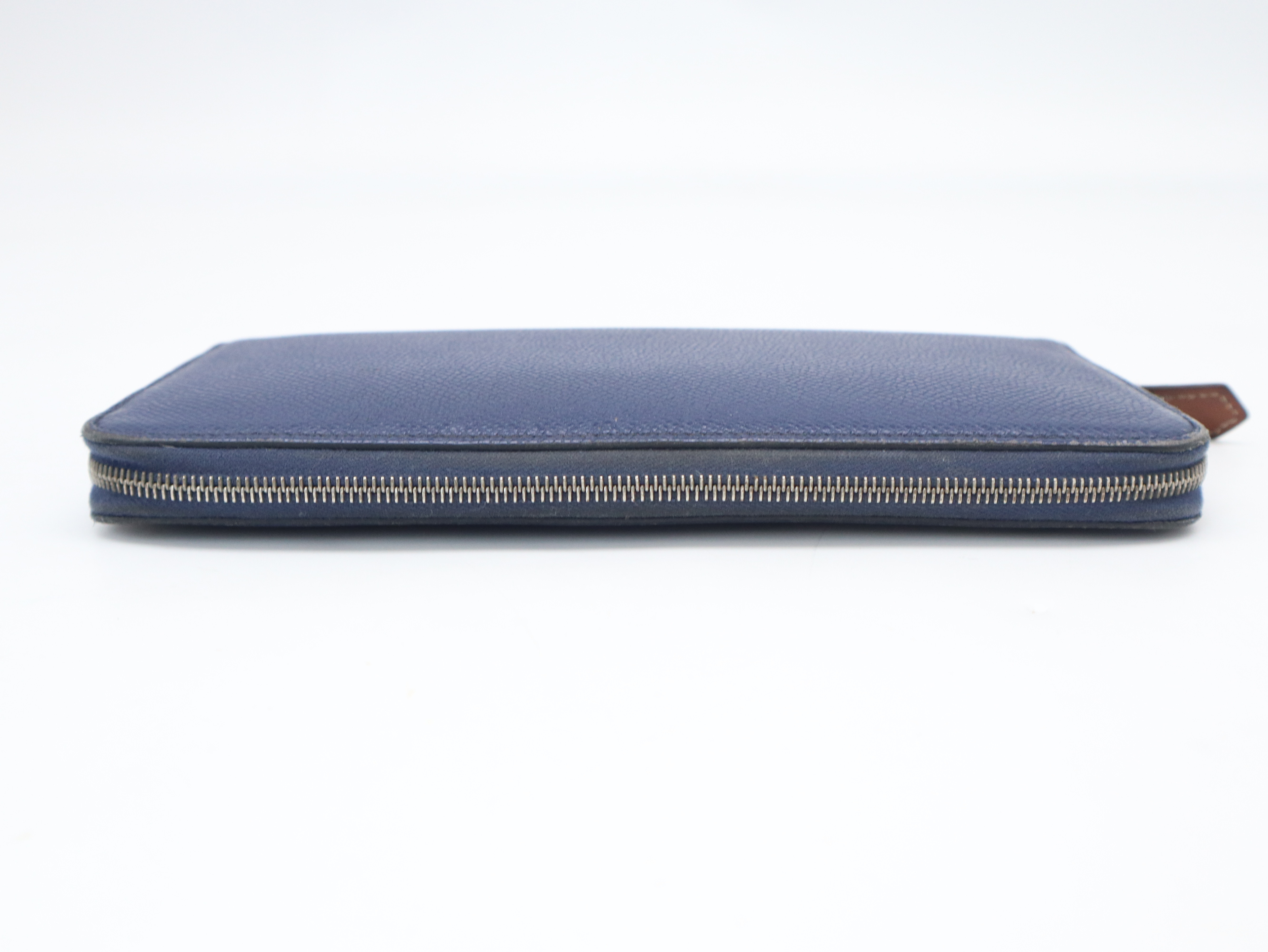 Azap Silk In Long Wallet, Navy, Z Stamp — view 3