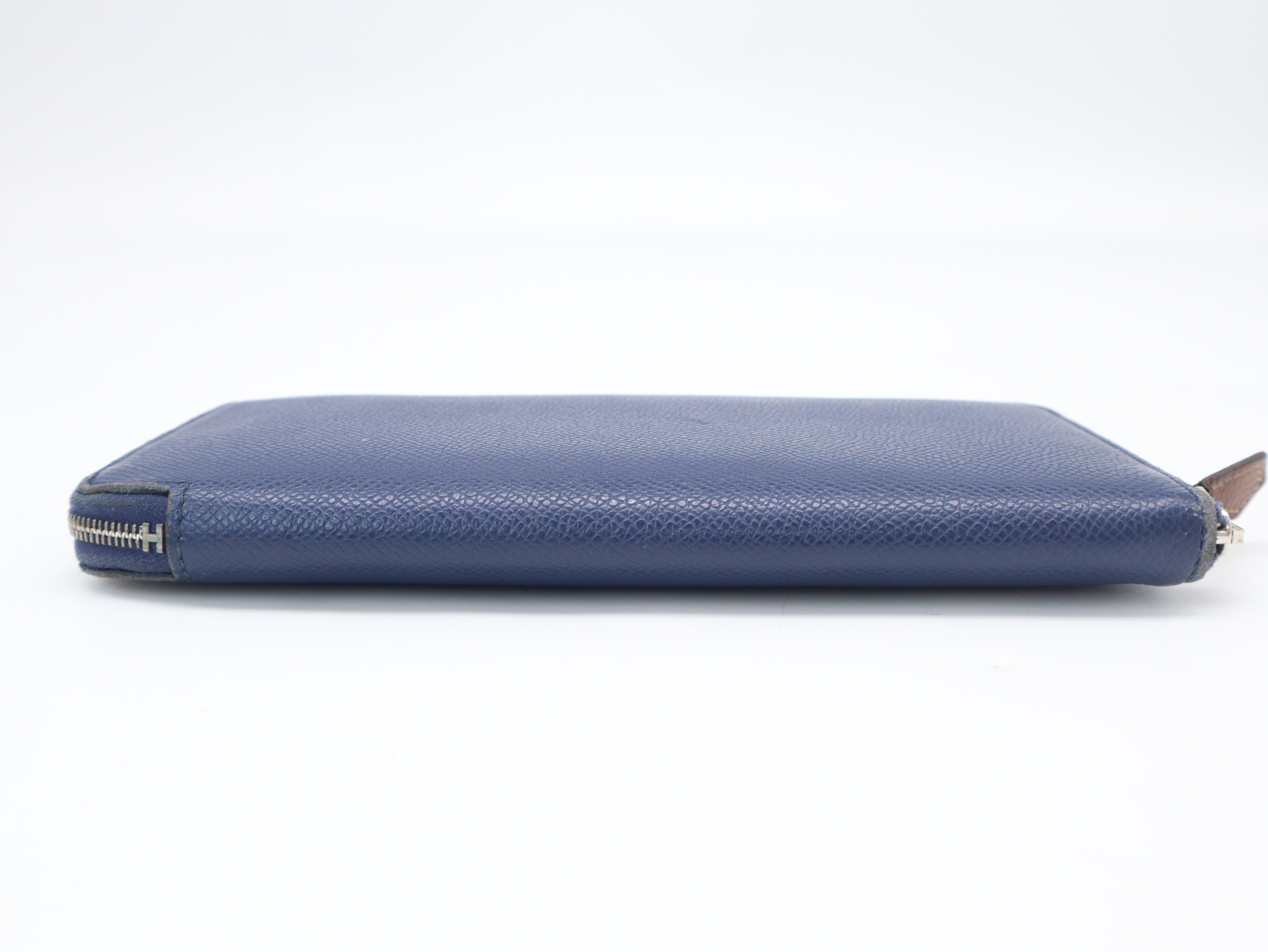 Azap Silk In Long Wallet, Navy, Z Stamp — view 4