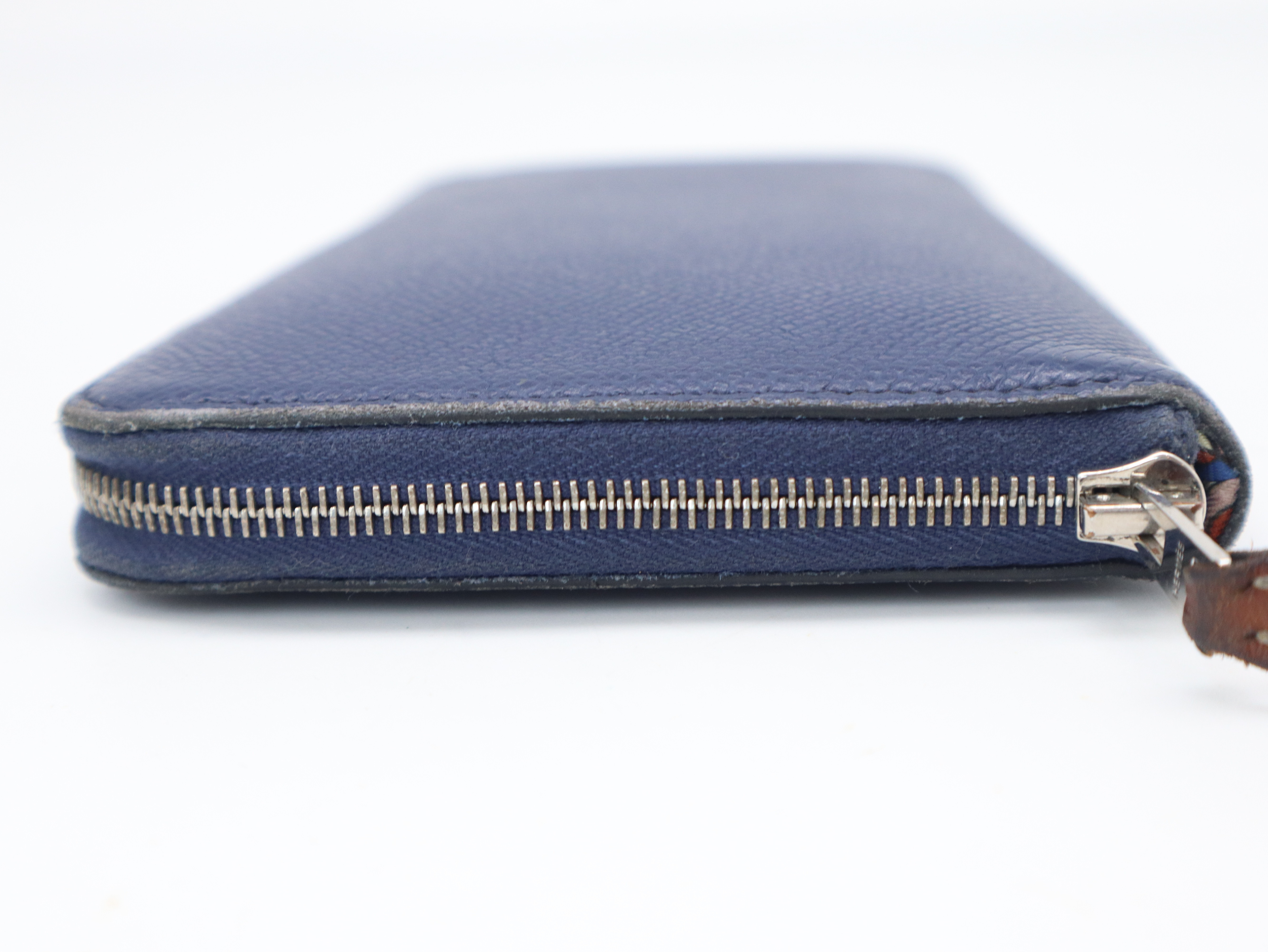 Azap Silk In Long Wallet, Navy, Z Stamp — view 6