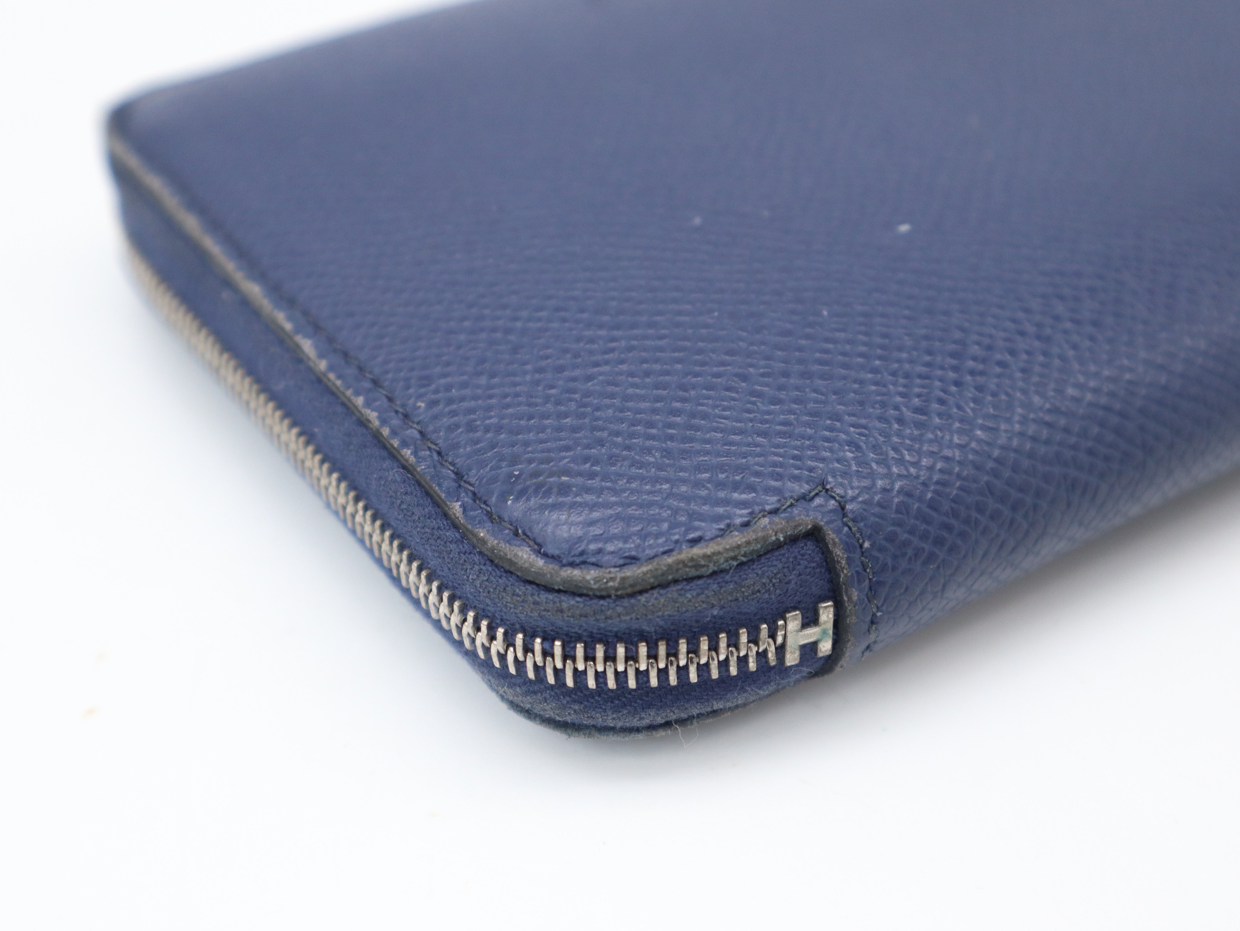 Azap Silk In Long Wallet, Navy, Z Stamp — view 7
