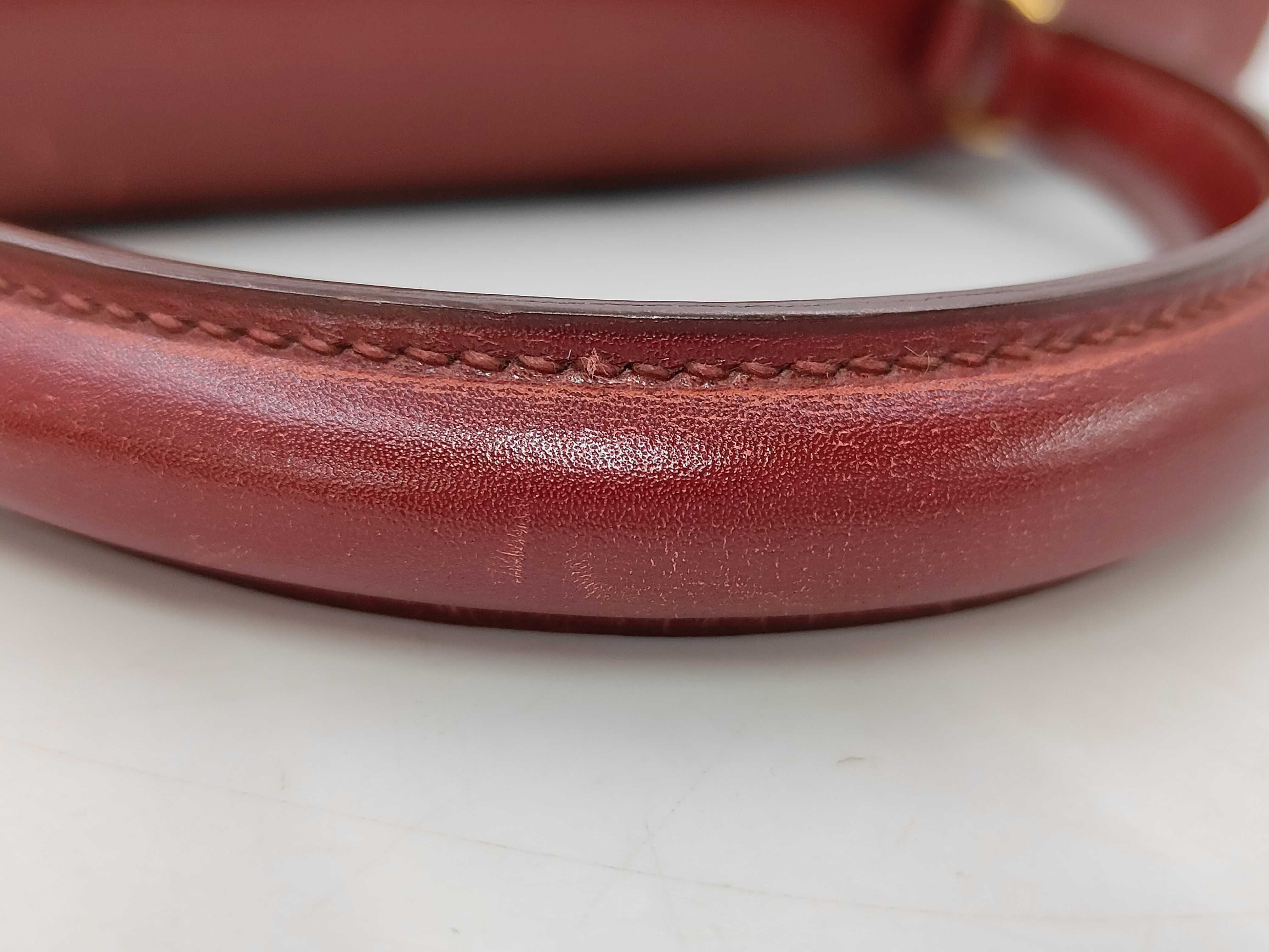 Kelly 28 Rouge Gold Hardware V Handbag — view 7