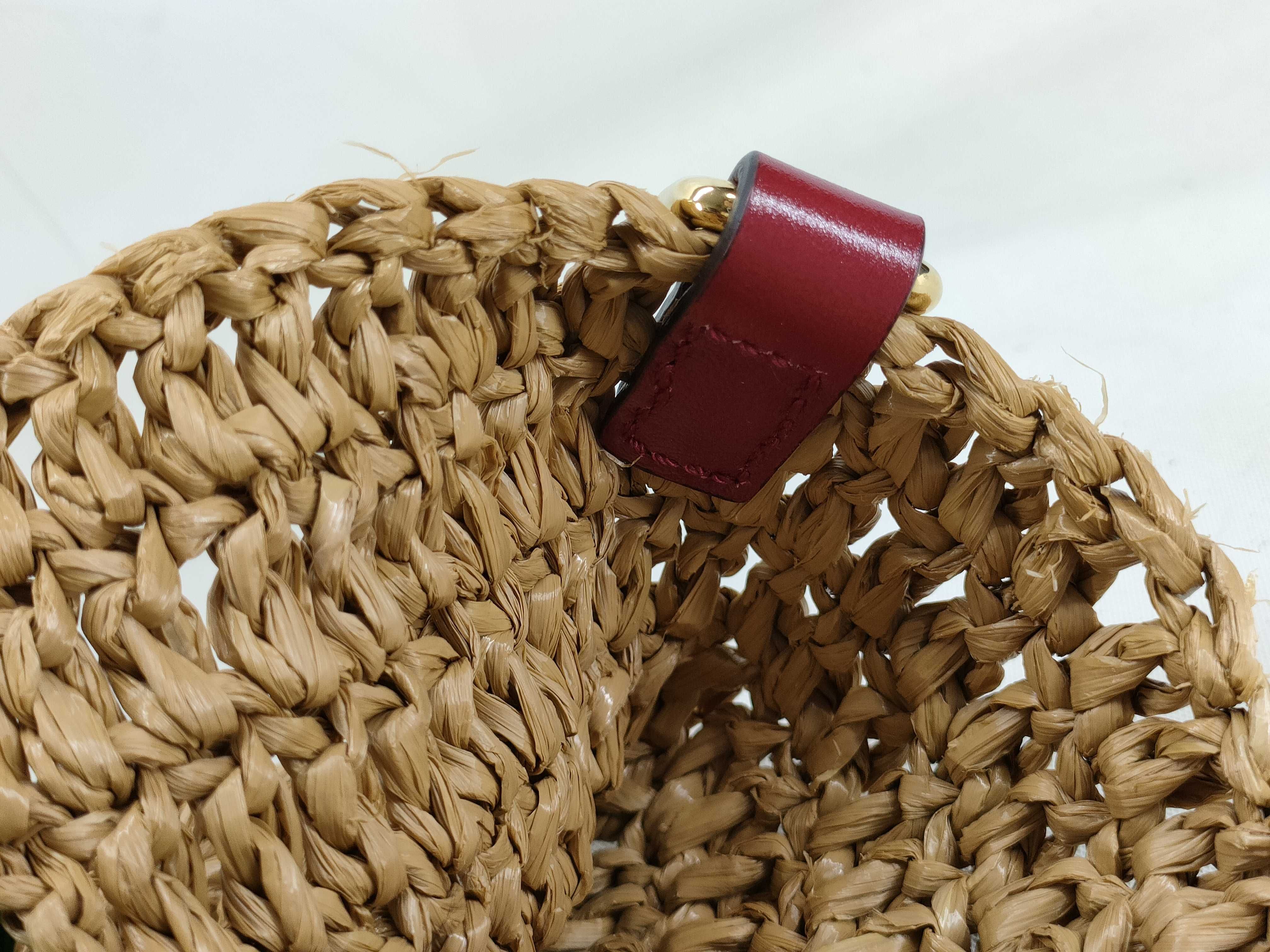 GG Marmont Raffia Leather Medium Tote Bag 574431 204991 Tote Bag — view 9
