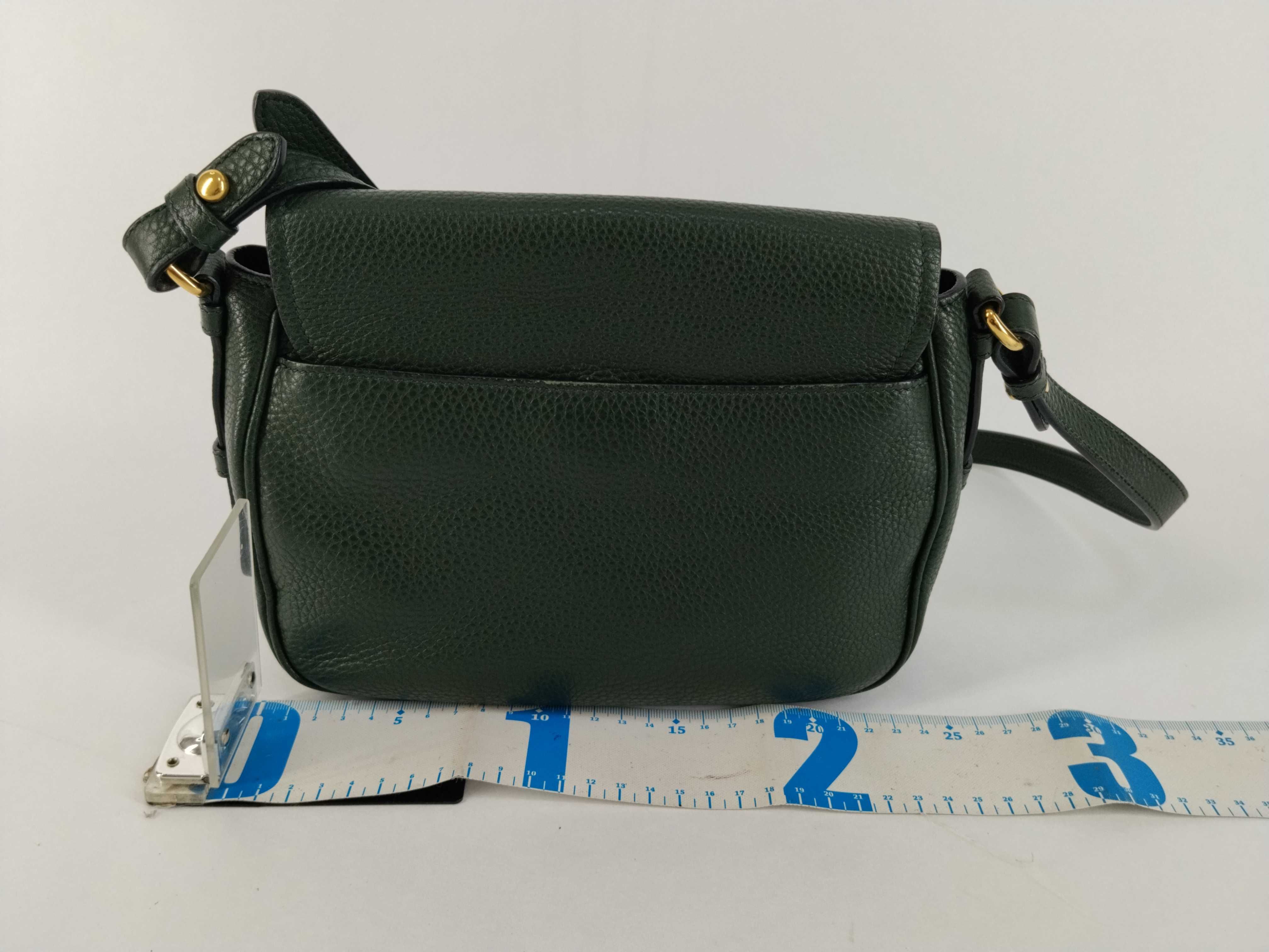 Vitello Daino Leather Shoulder Bag, Black, 1BD092 (Shoulder Bag) — view 2