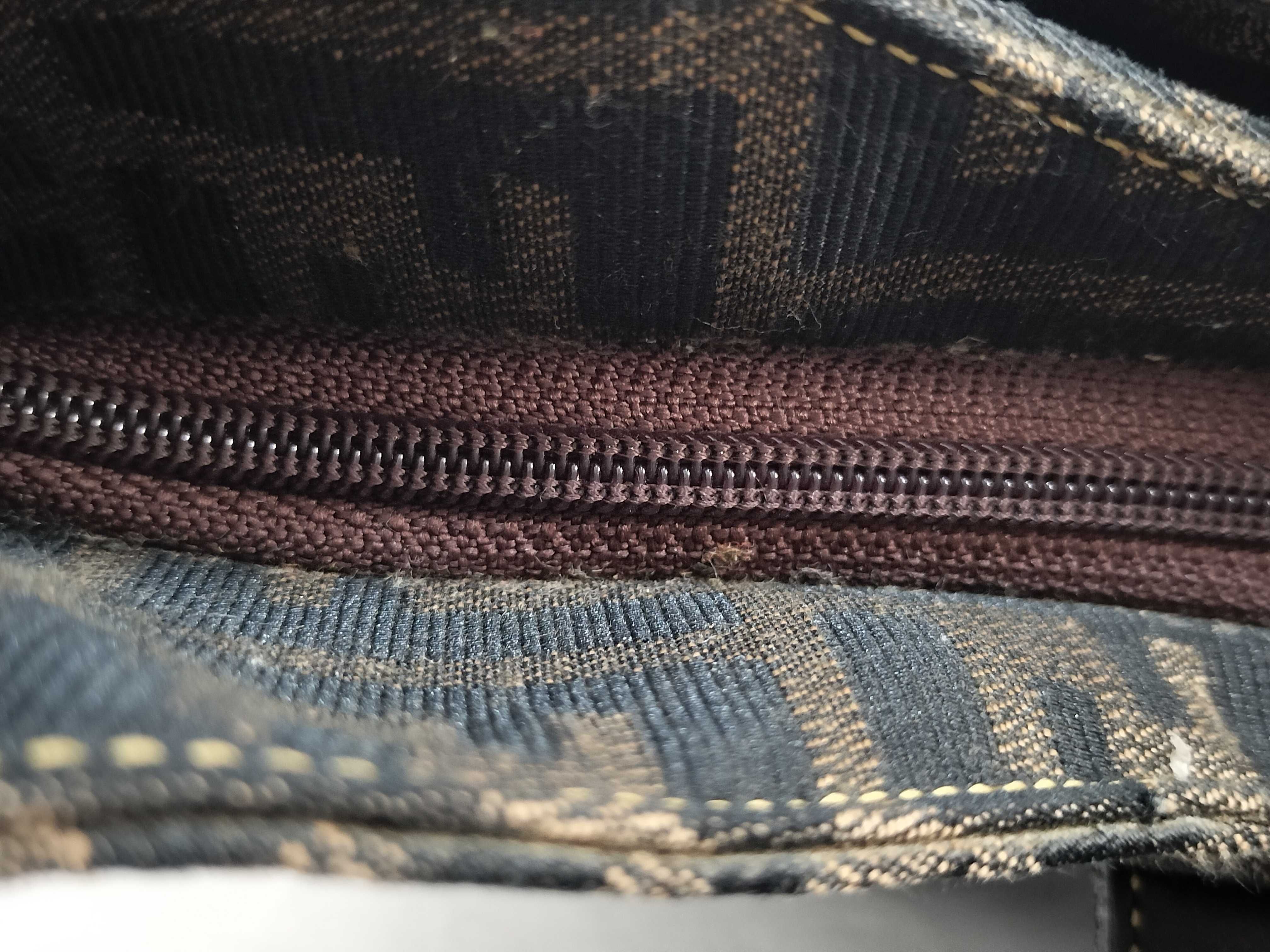 Zucca pattern Fendi handbag Zucca pattern canvas shoulder bag — view 6