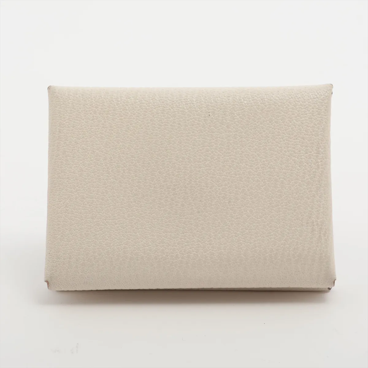 Hermès Calvi Duo Chevre Mysore Coin Case, Craie, Silver Hardware, K: 2025 — view 2