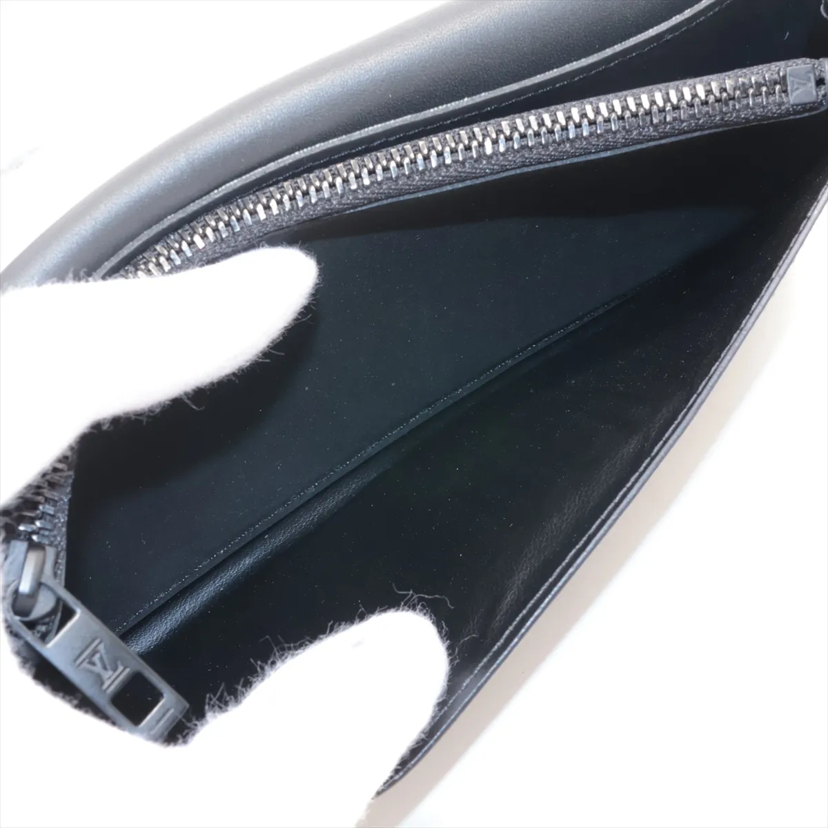 LV Aerogram Portefeuille Brazza M69980 Black Long Wallet (RFID detected) — view 8