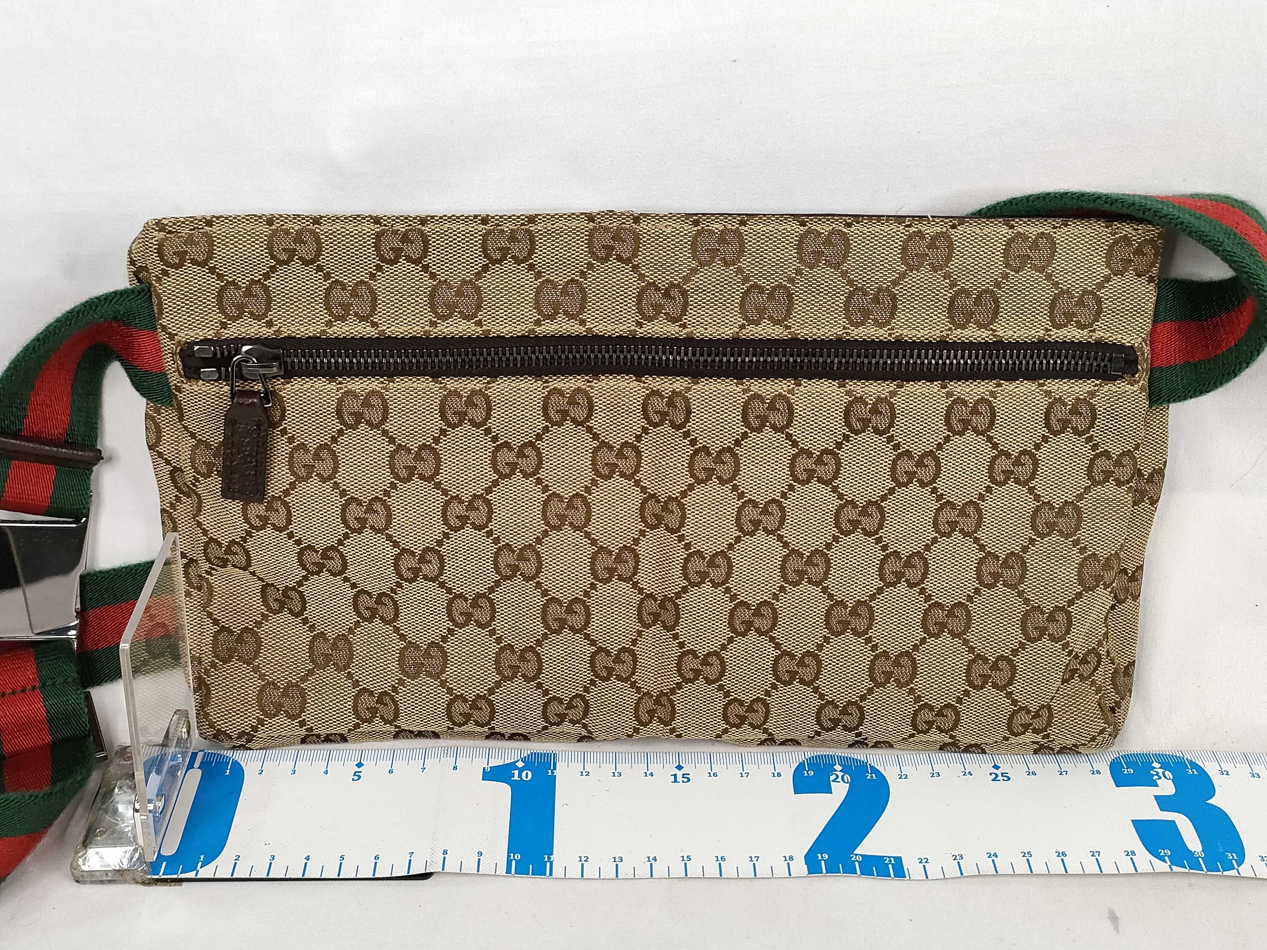 GG Canvas Body Bag, Canvas Sherry Line Shoulder Bag — view 2