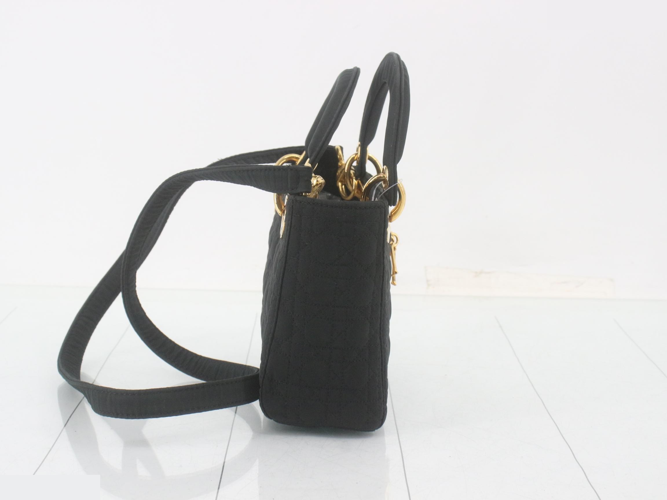 Cannage Mini 2-Way Bag, Black — view 4