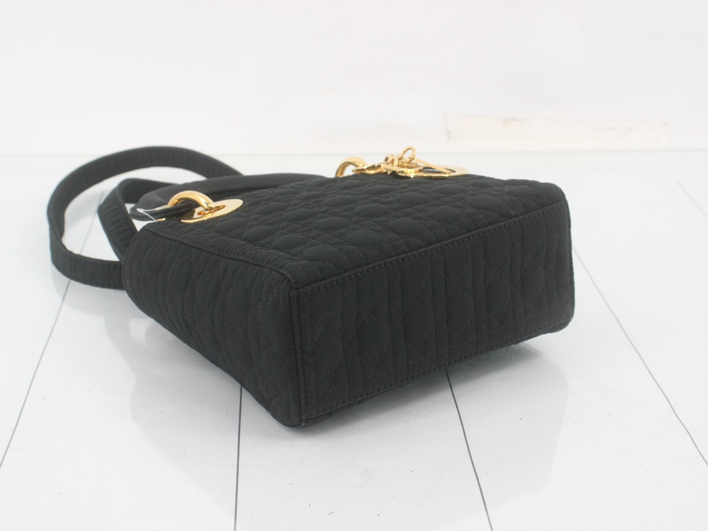 Cannage Mini 2-Way Bag, Black — view 5