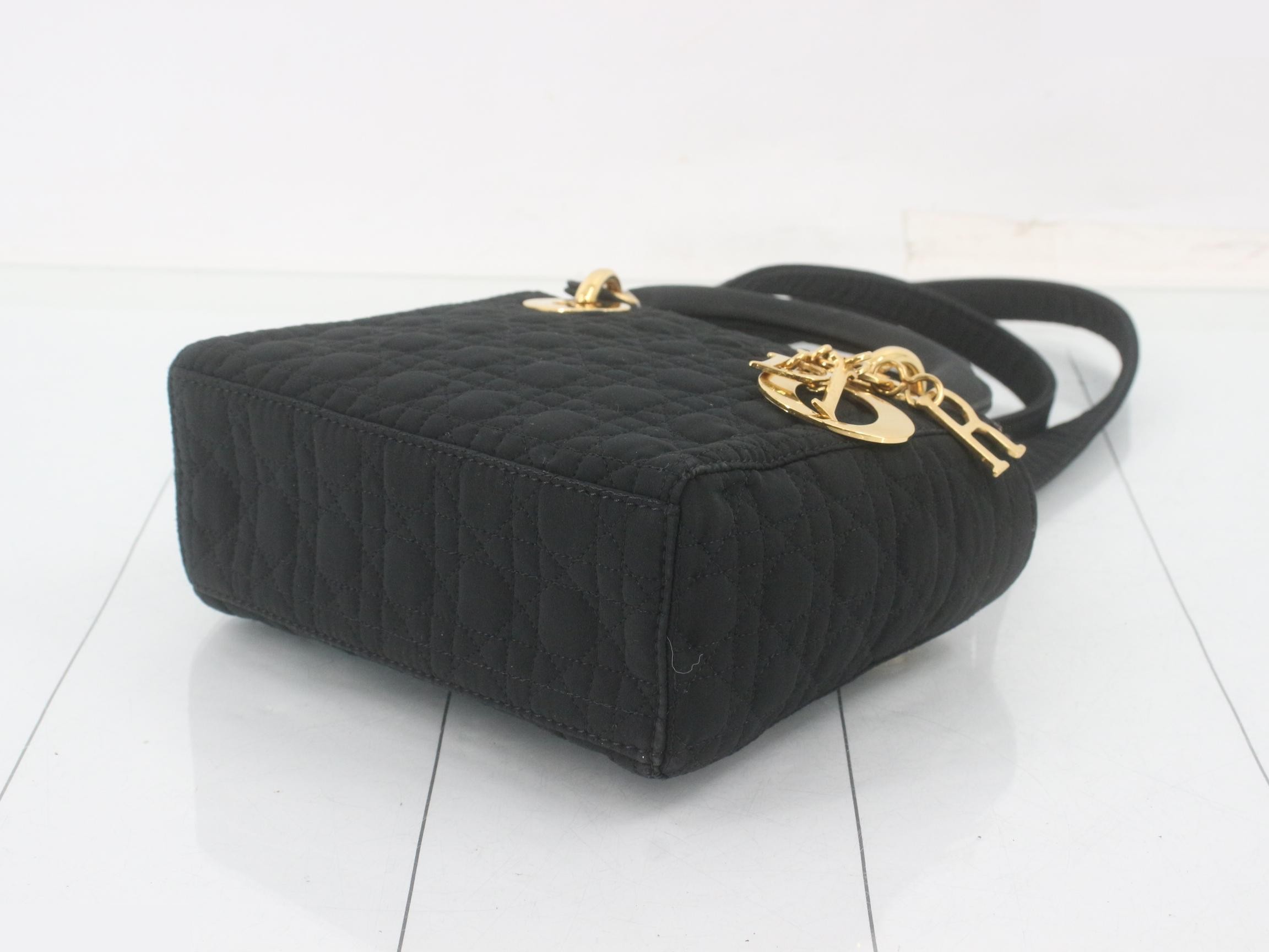 Cannage Mini 2-Way Bag, Black — view 6