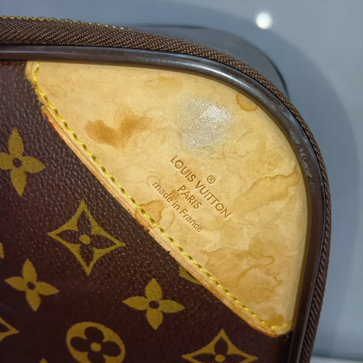 [Individually packaged] Louis Vuitton Monogram Pegase 45 M23293 SP1048 Brown with initials, stiff handle. — view 14