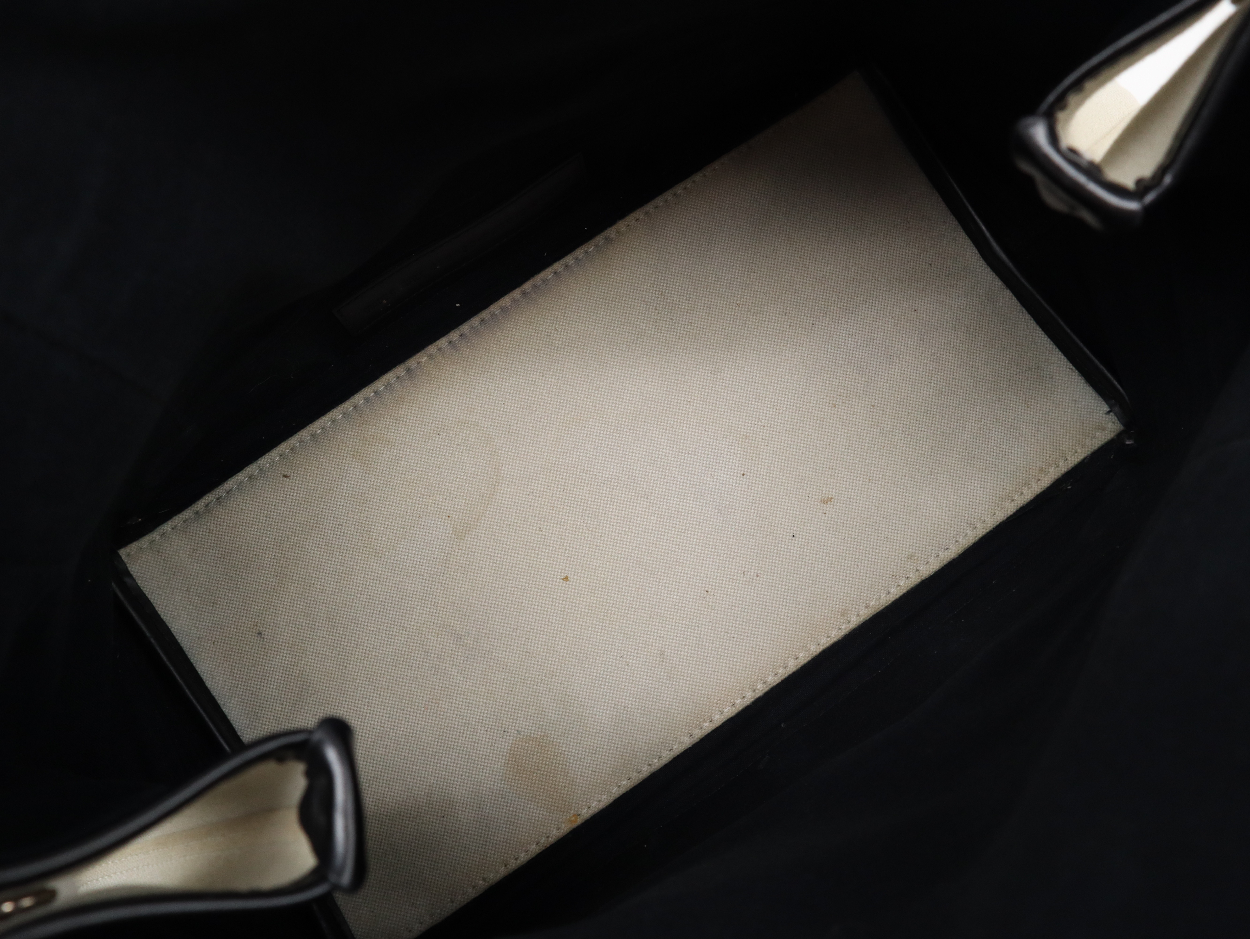 339933 Navy Small Cabas Tote Bag — view 11