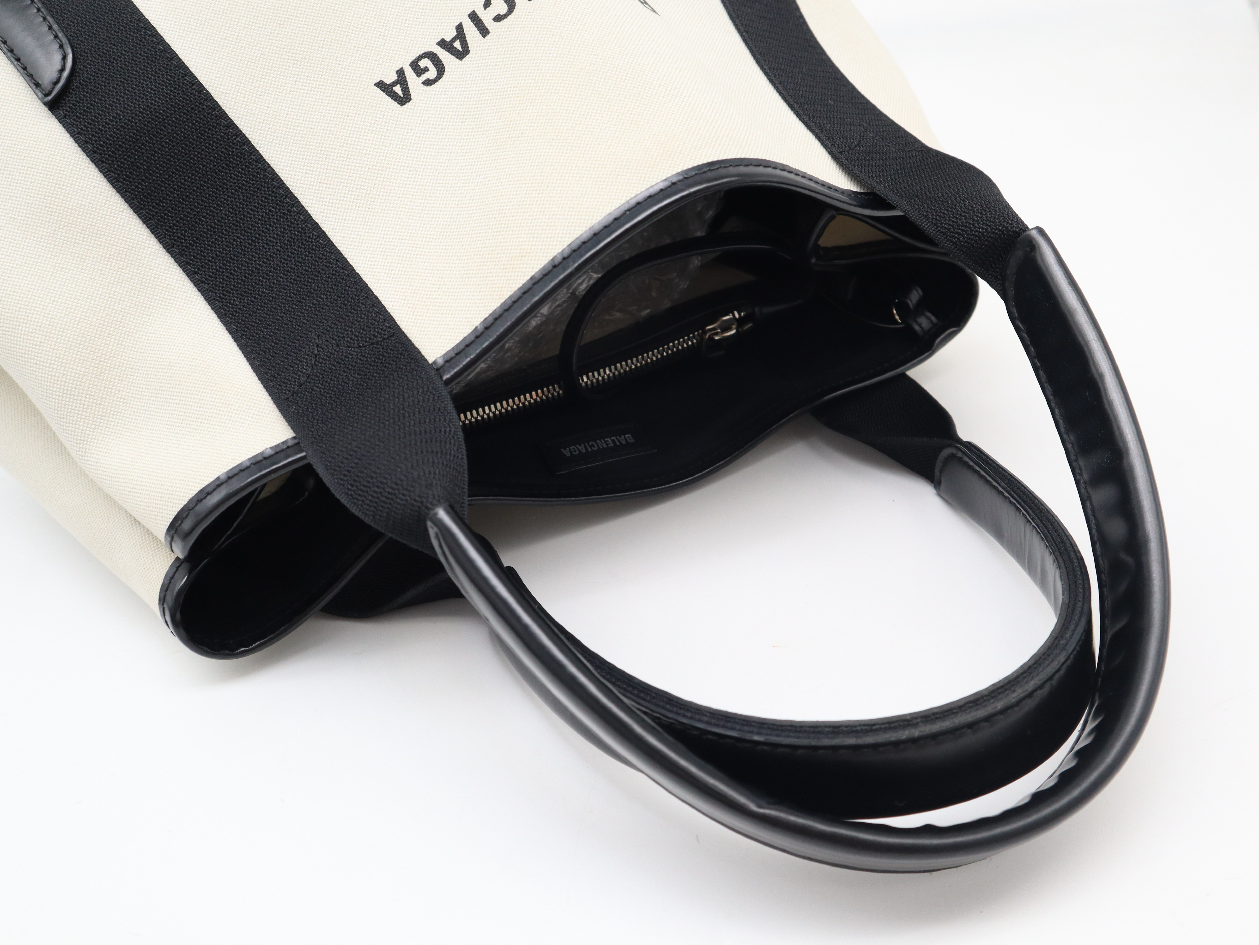 339933 Navy Small Cabas Tote Bag — view 6