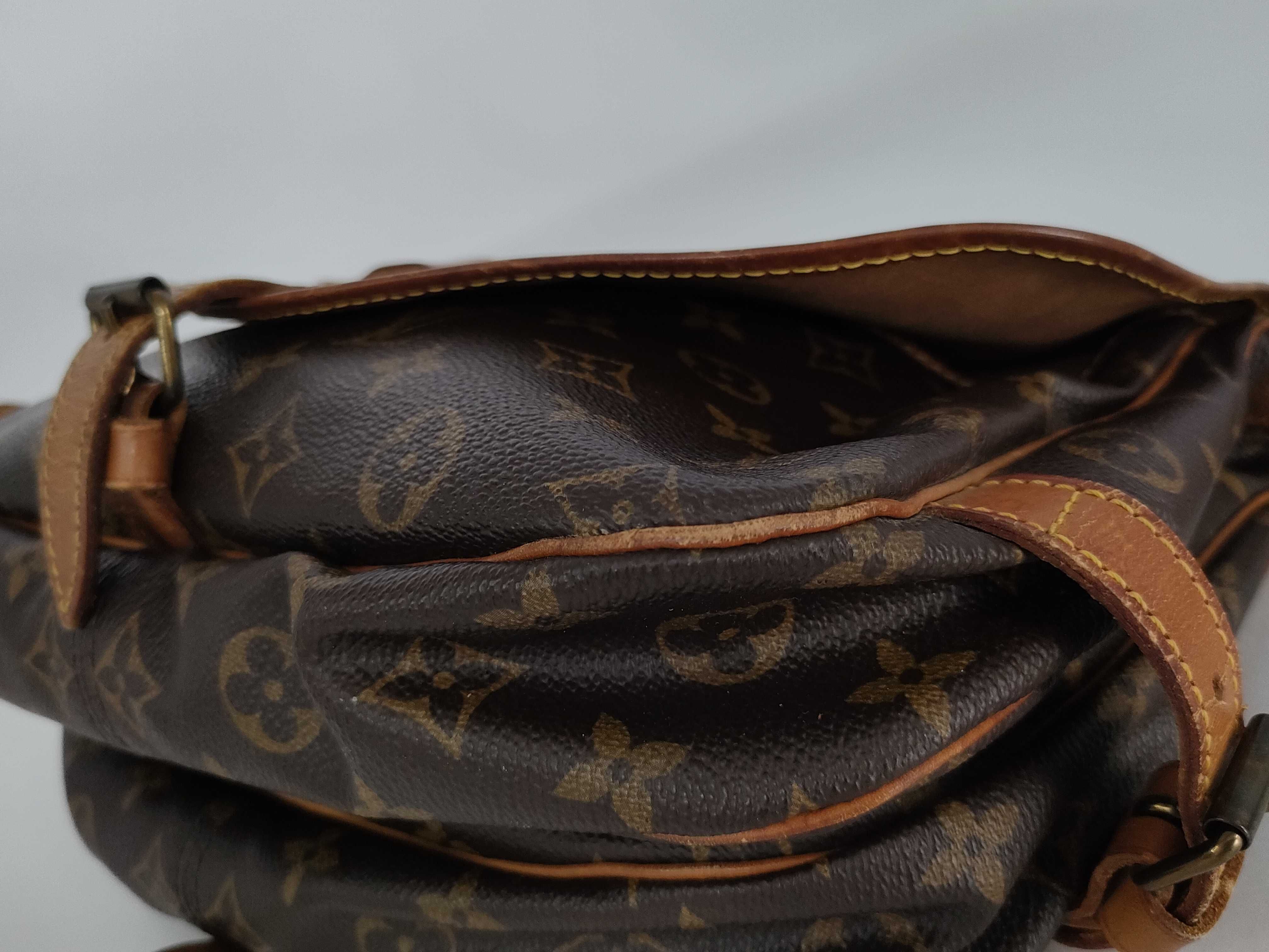 Monogram LV Vuitton Saumur 30 Shoulder Bag — view 6