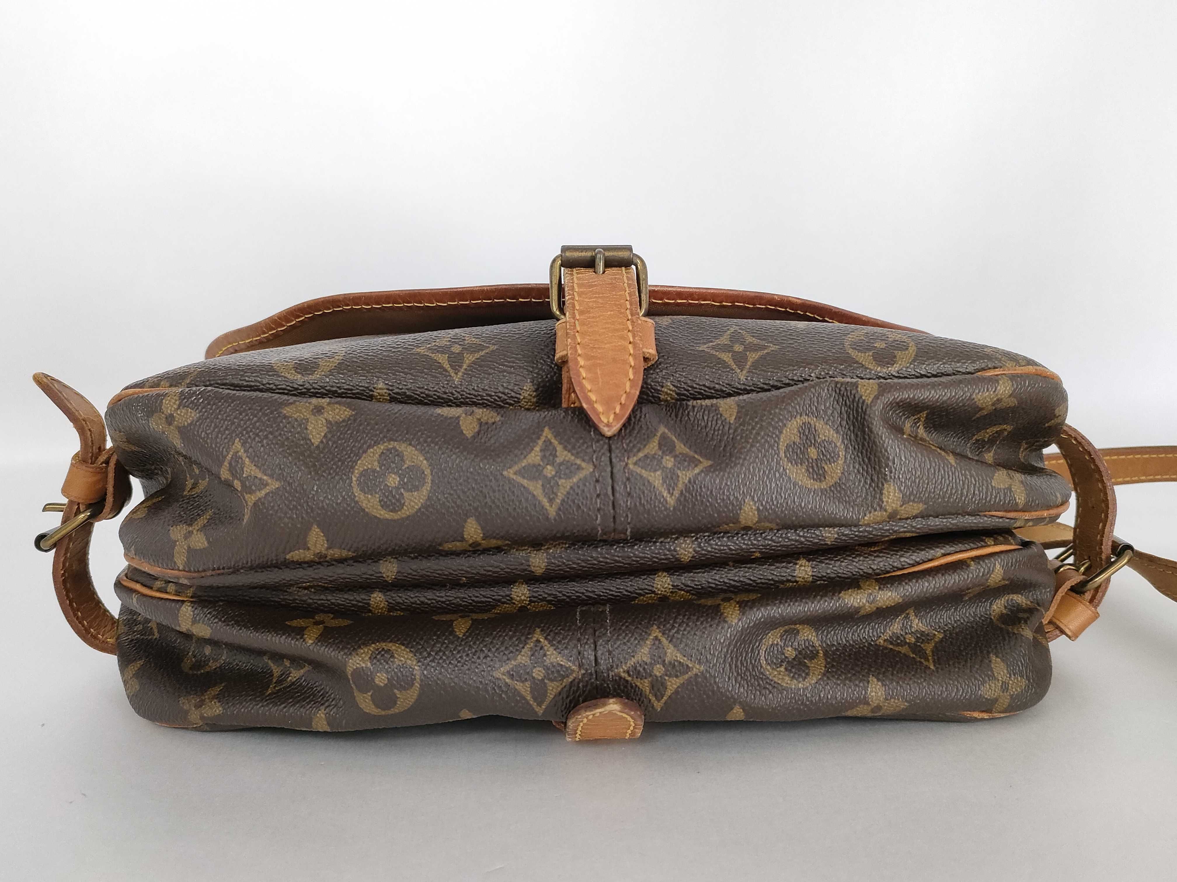 Monogram LV Vuitton Saumur 30 Shoulder Bag — view 7