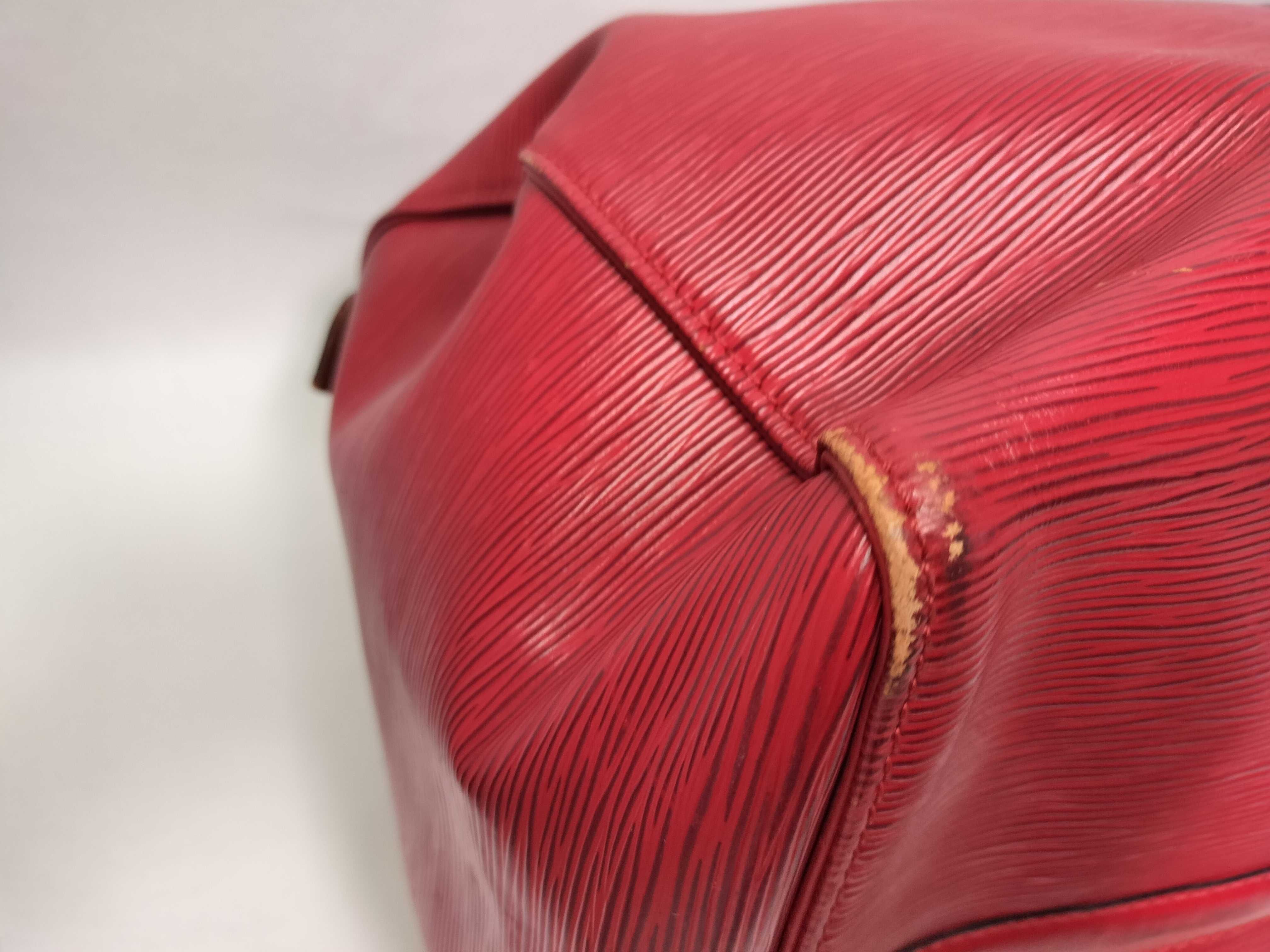 Epi LV Red Boston Bag — view 12