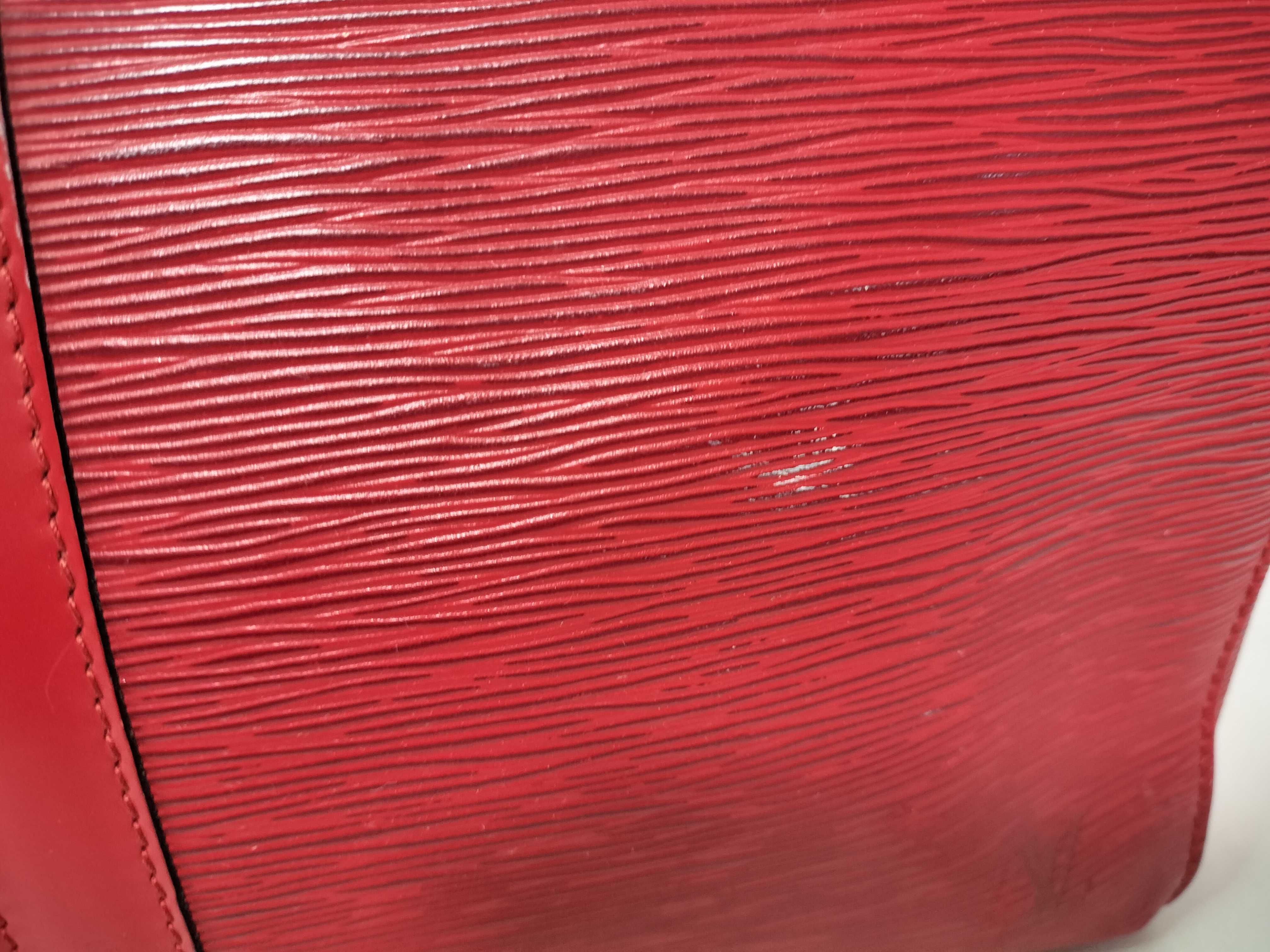 Epi LV Red Boston Bag — view 3