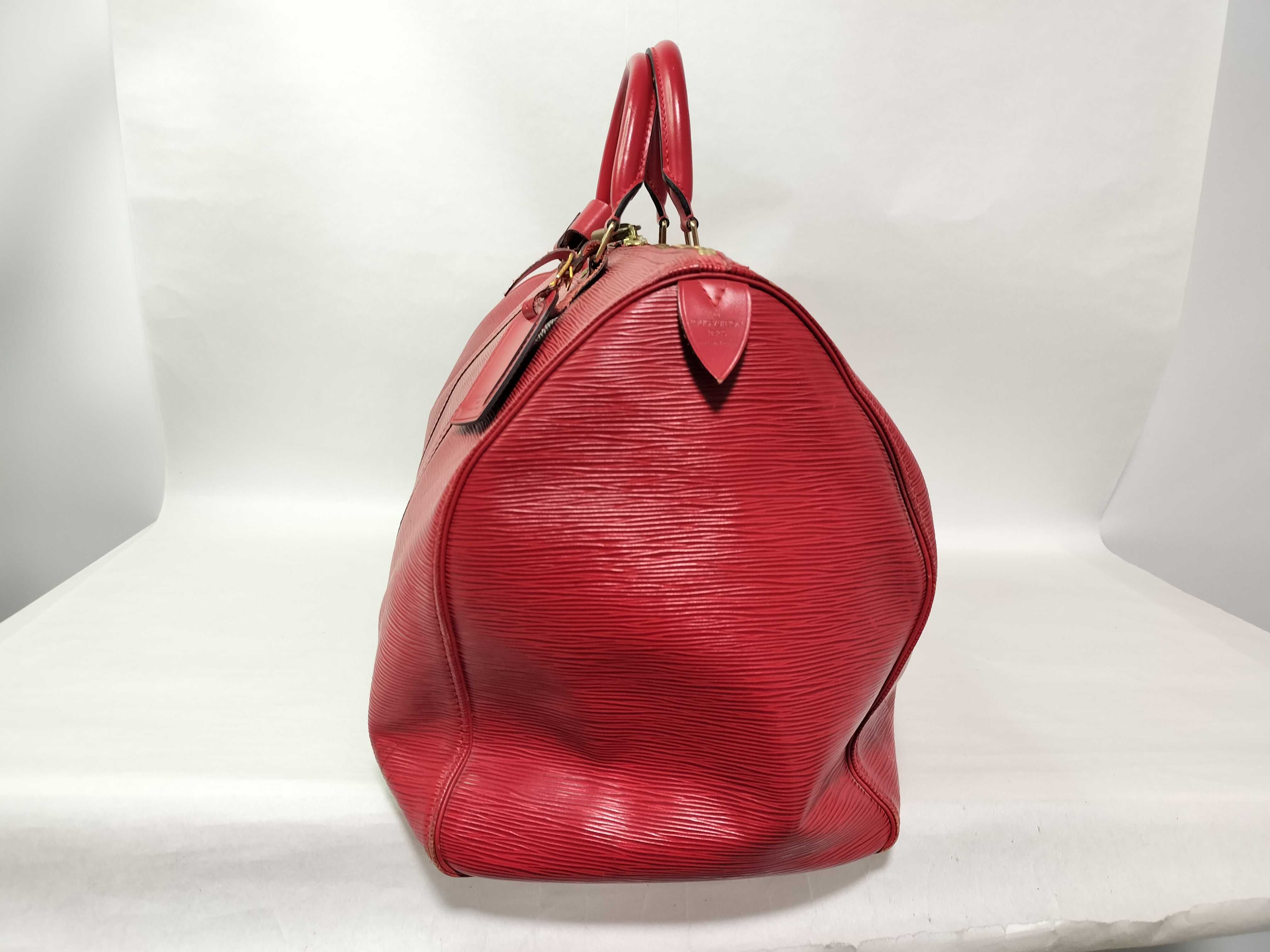Epi LV Red Boston Bag — view 5