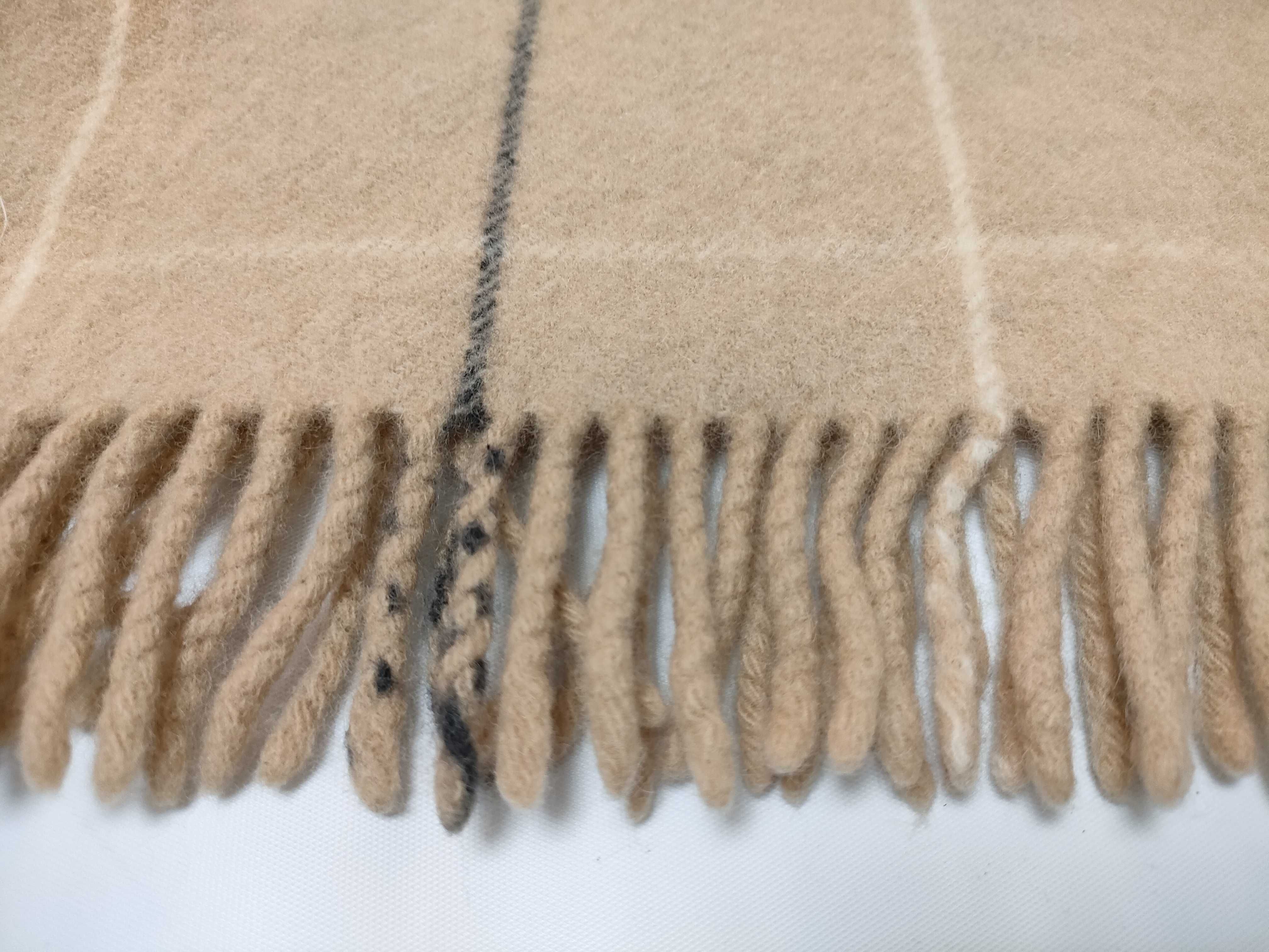 Nova Check Beige Shawl, Throw, and Other Accessories — view 3