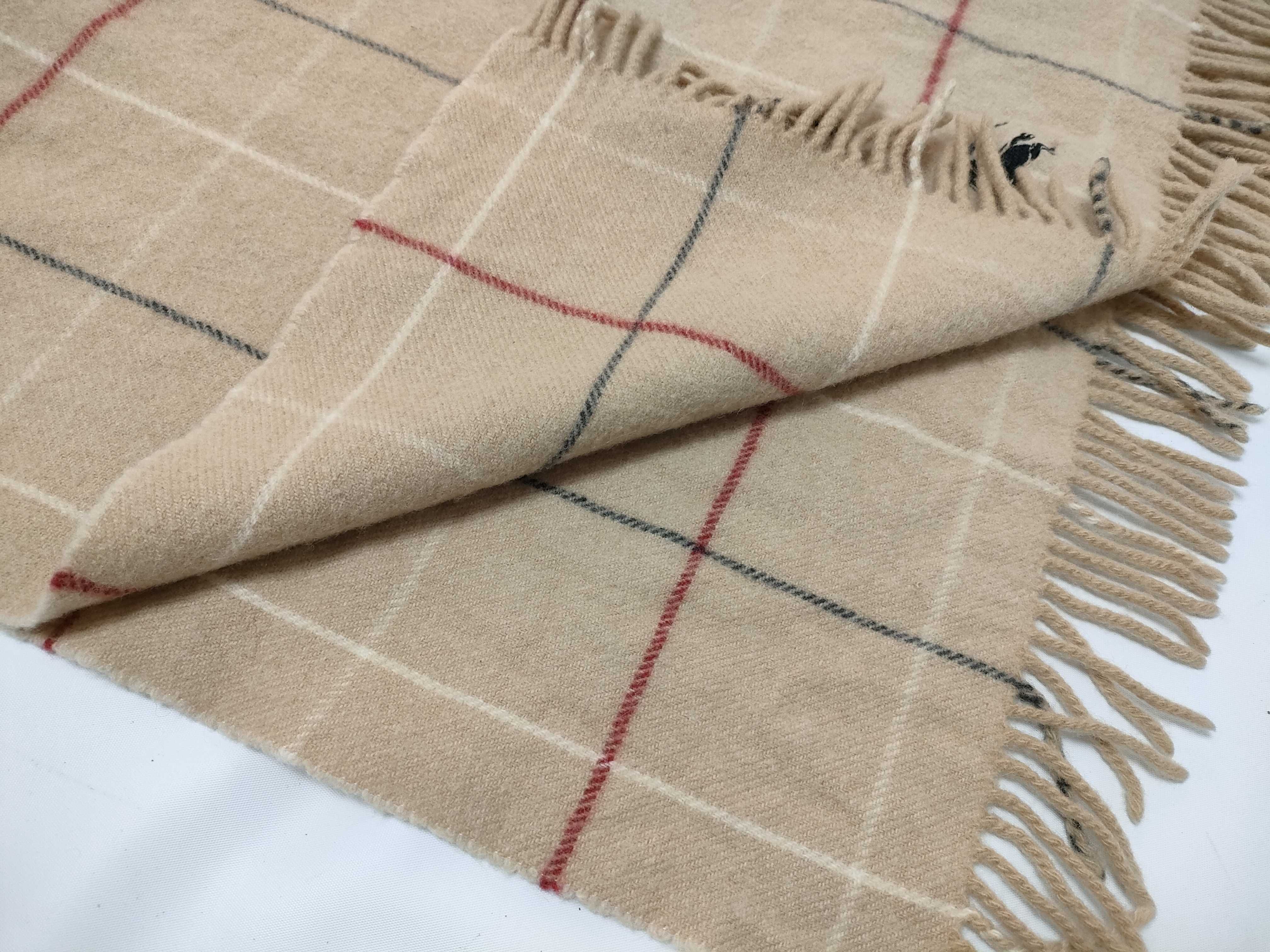 Nova Check Beige Shawl, Throw, and Other Accessories — view 6