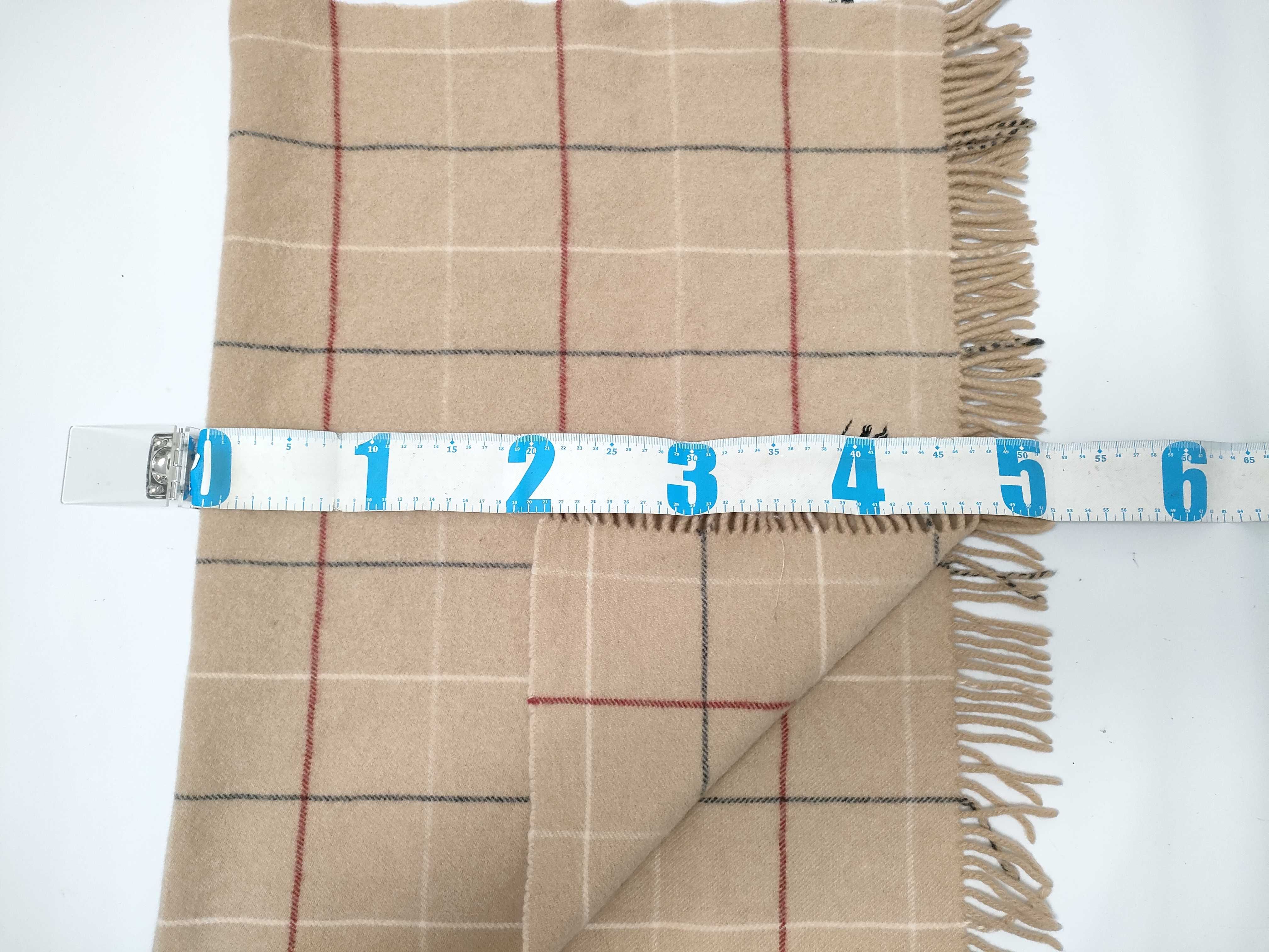 Nova Check Beige Shawl, Throw, and Other Accessories — view 7