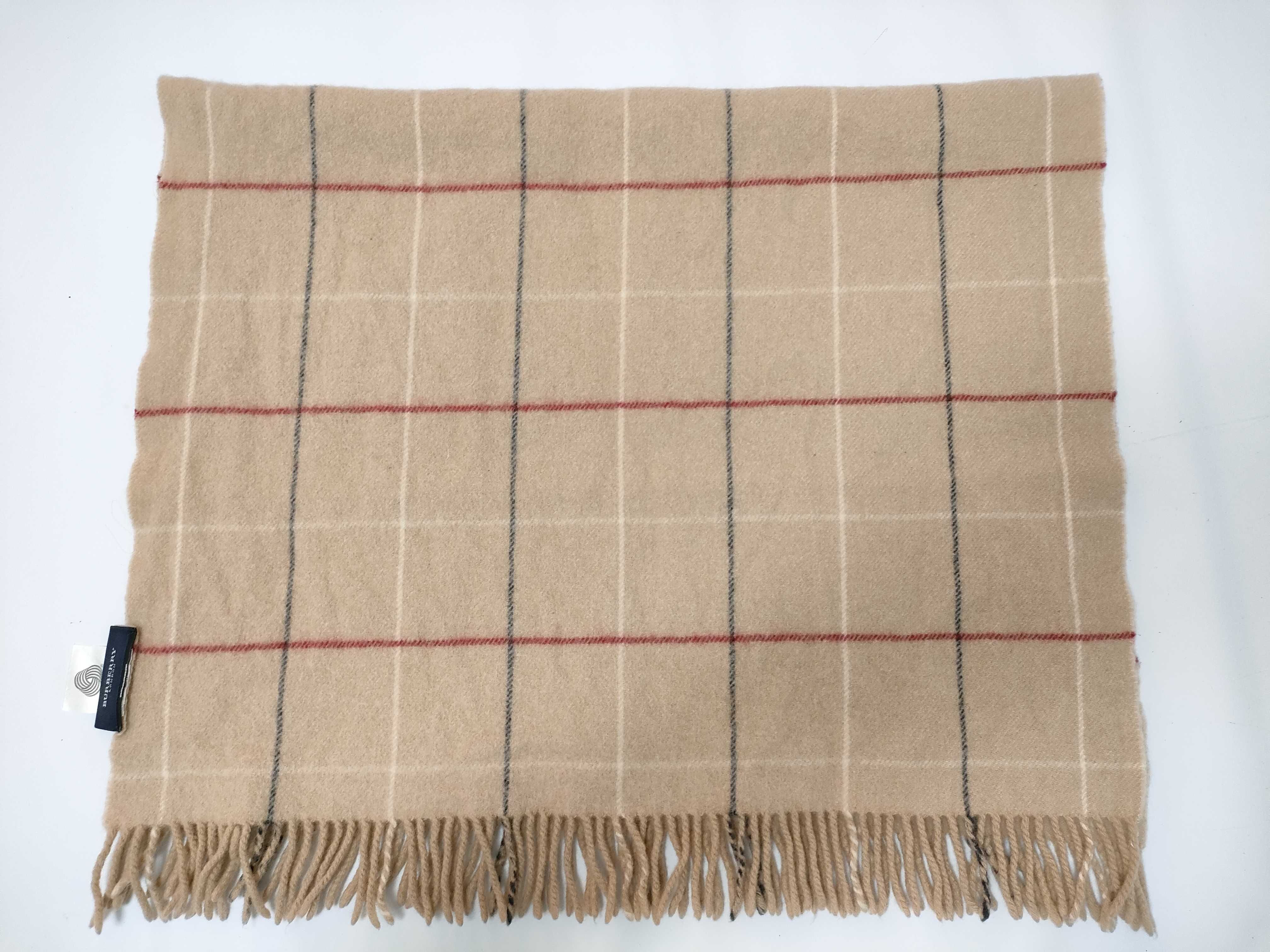 Nova Check Beige Shawl, Throw, and Other Accessories — view 10