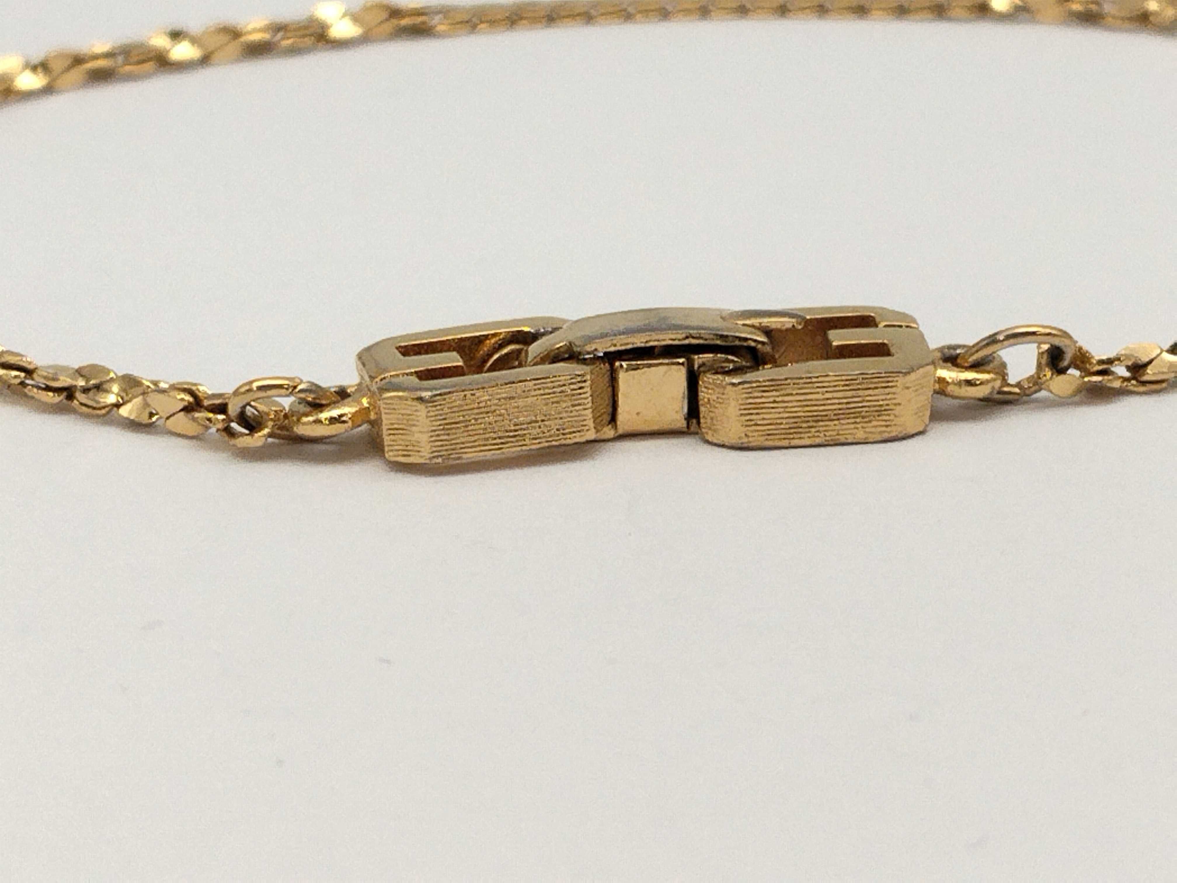 Vintage G-Logo Curb Chain Gold Bracelet (Bracelet/Bangle) — view 4