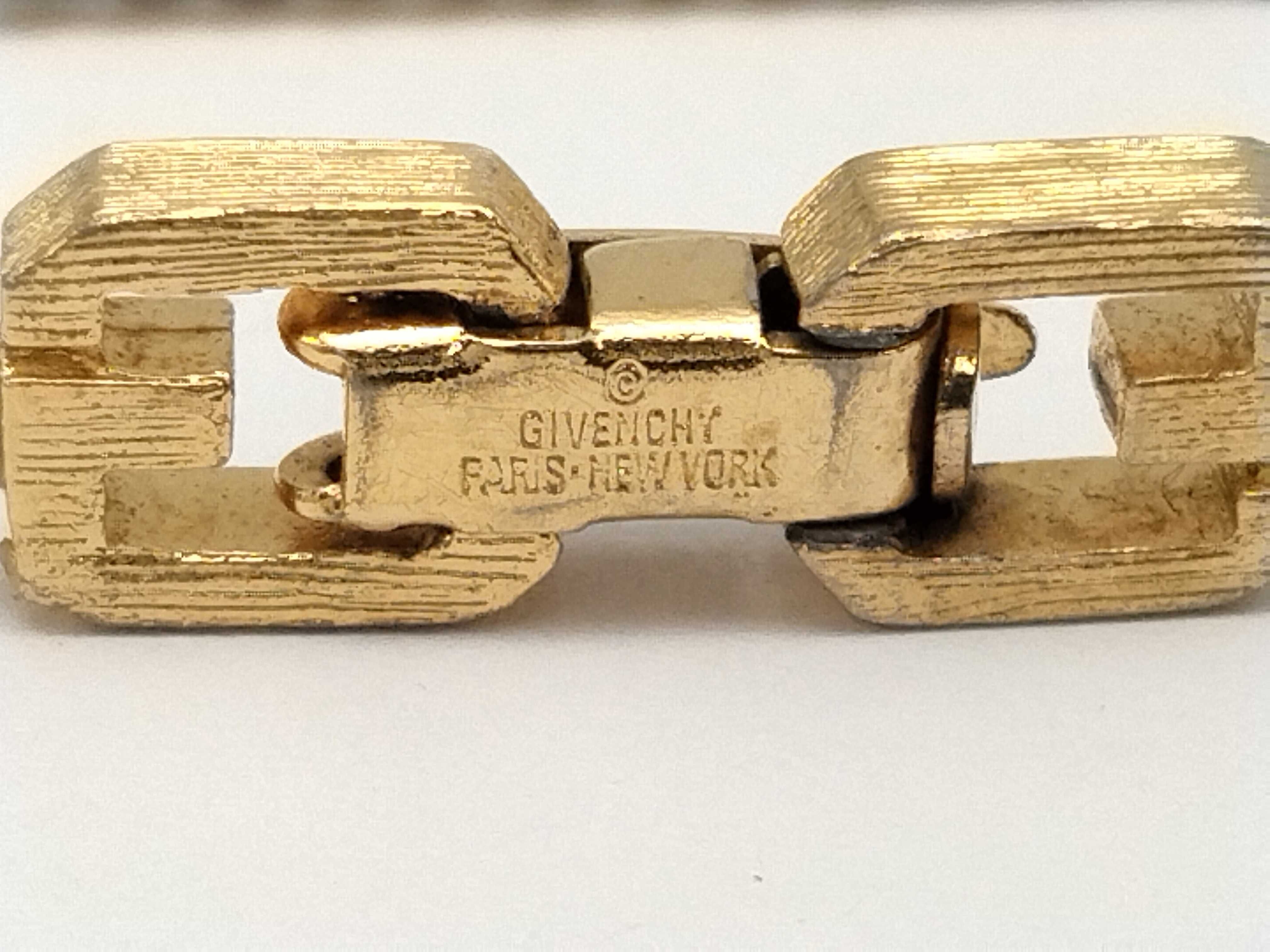 Vintage G-Logo Curb Chain Gold Bracelet (Bracelet/Bangle) — view 6